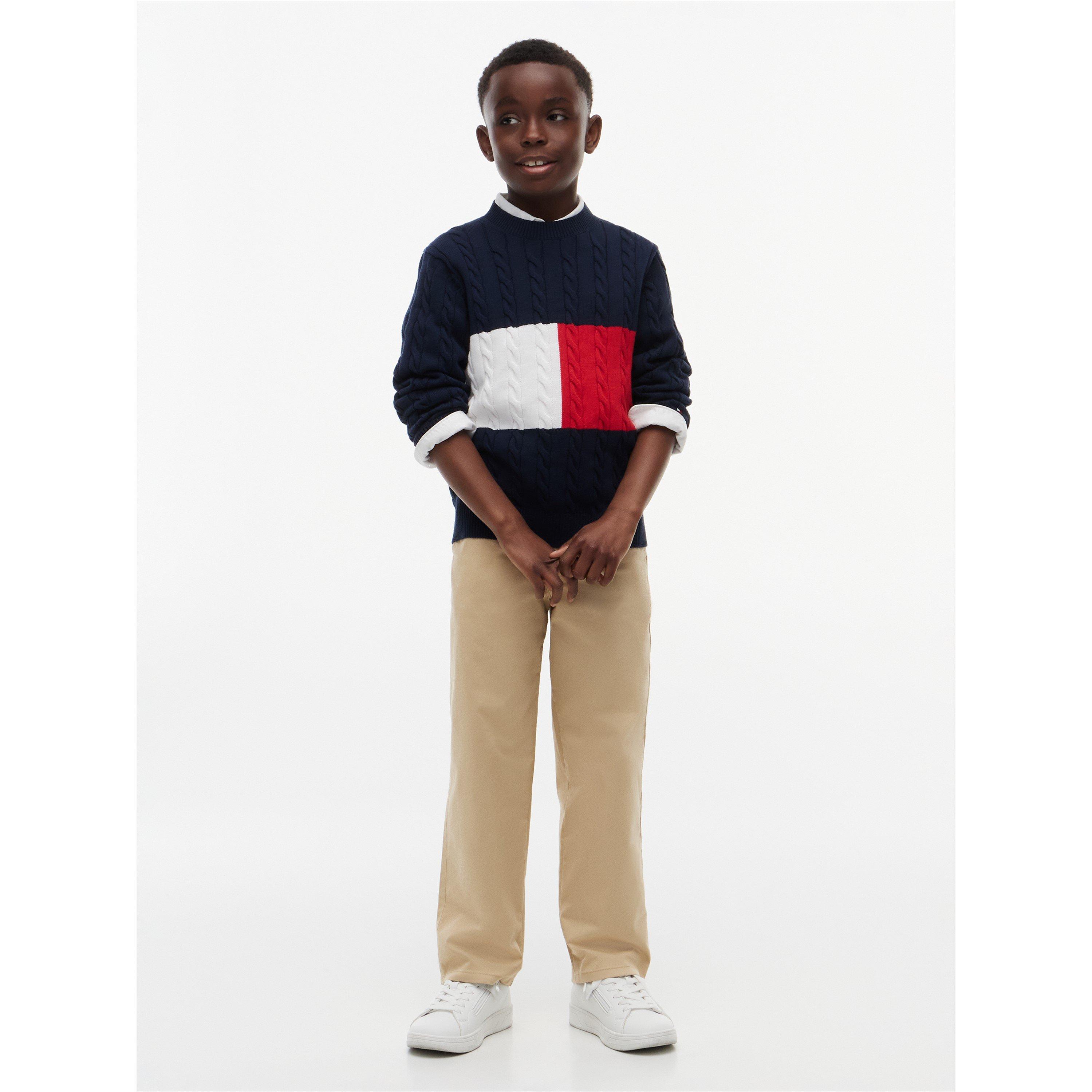 Blue Flag 0MS - Tommy Hilfiger - Tommy Lg Flag Knit Jn64 - 3