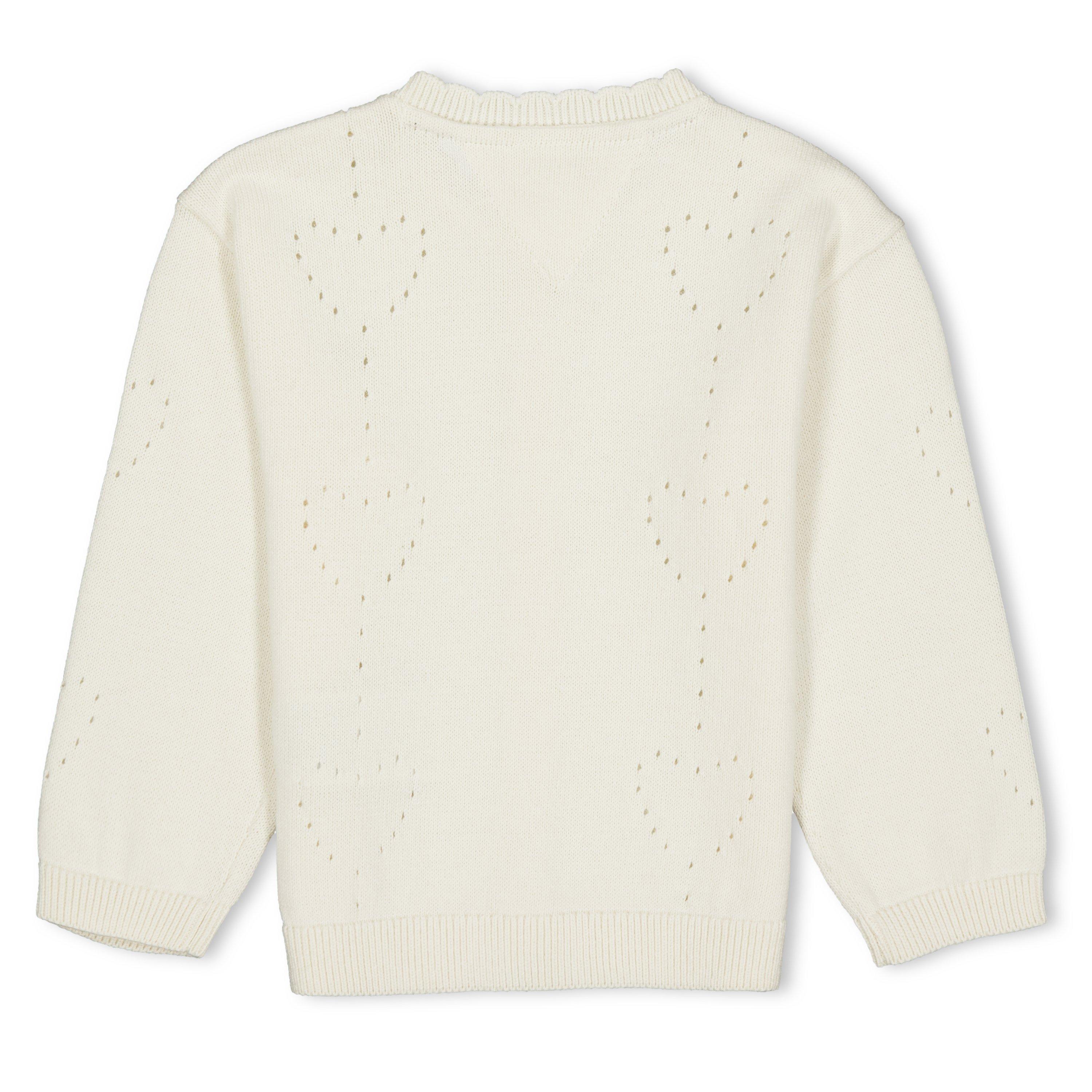 Ivory Petal Z00 - Tommy Hilfiger - Kids' Heart Cardigan - 2