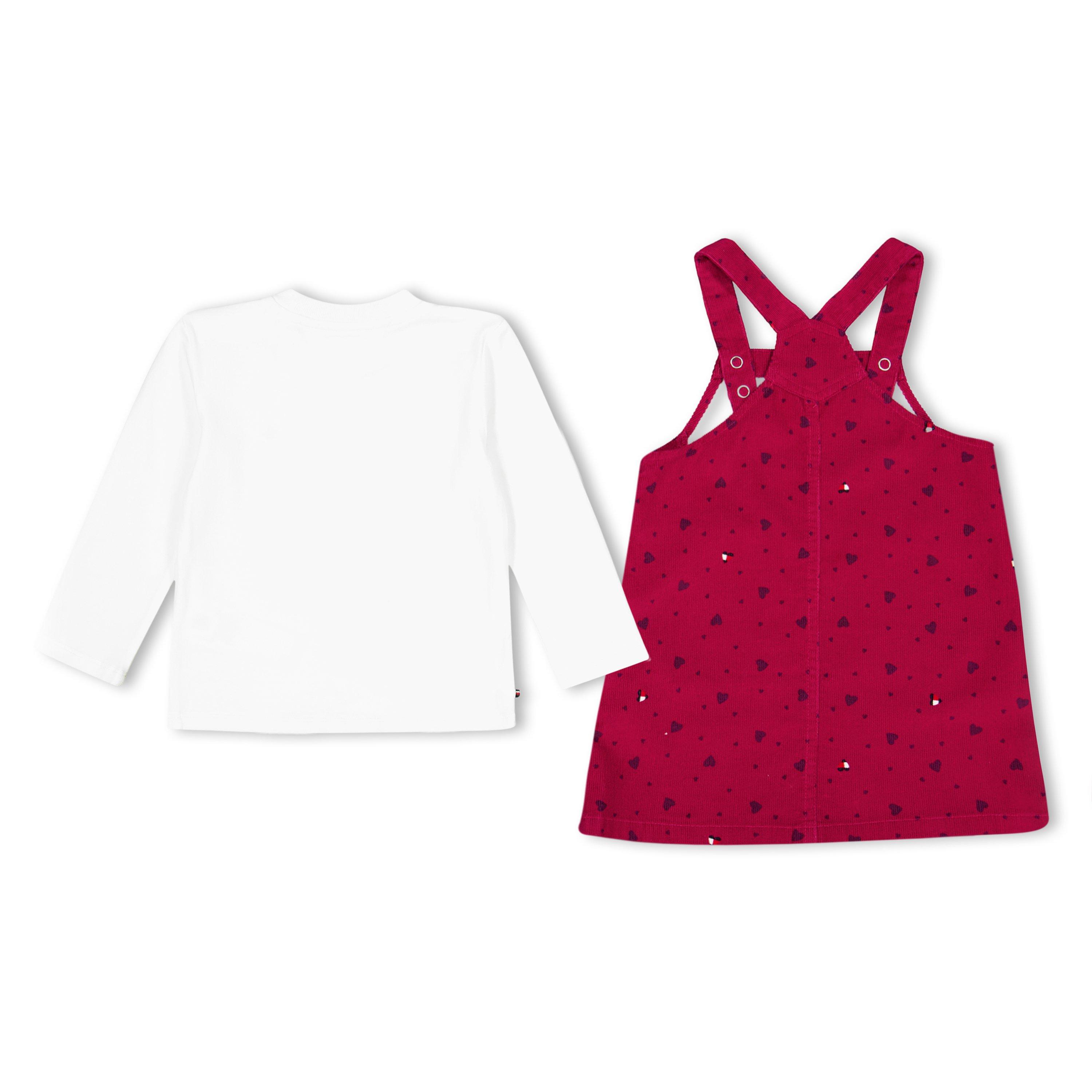 Berry XIR - Tommy Hilfiger - Kids' Cotton Dungarees and T-Shirt Clothing Set - 2