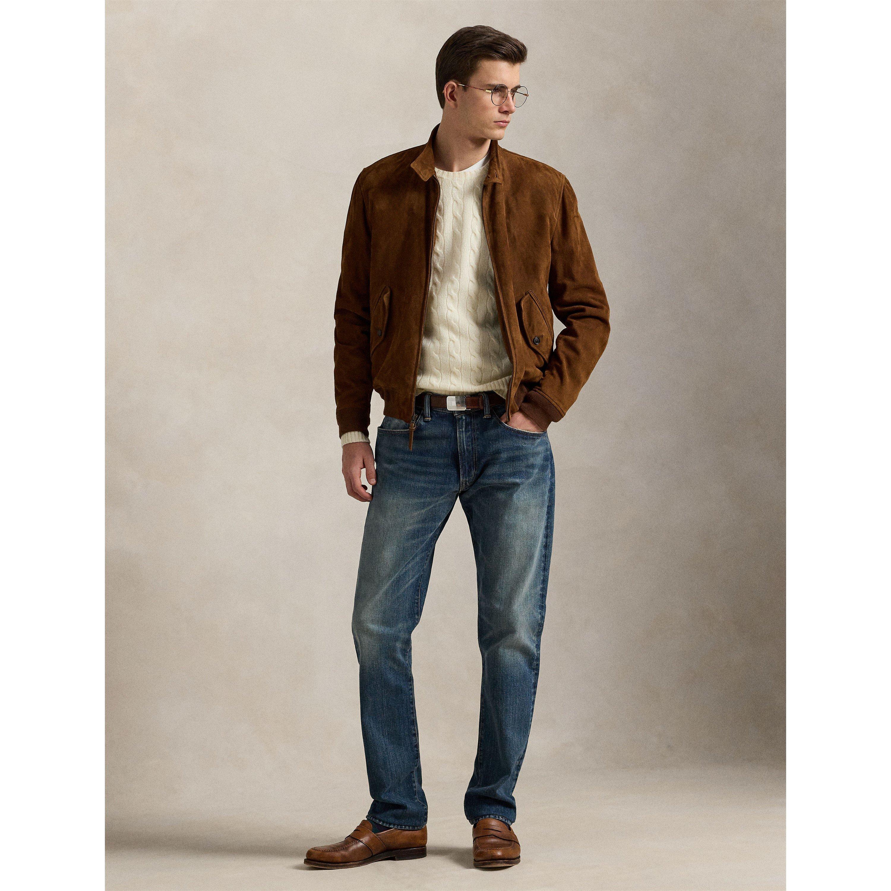 Andover Cream - Polo Ralph Lauren - Men's Cable-Knit Wool Regular-Fit Crew-Neck Jumper - 5