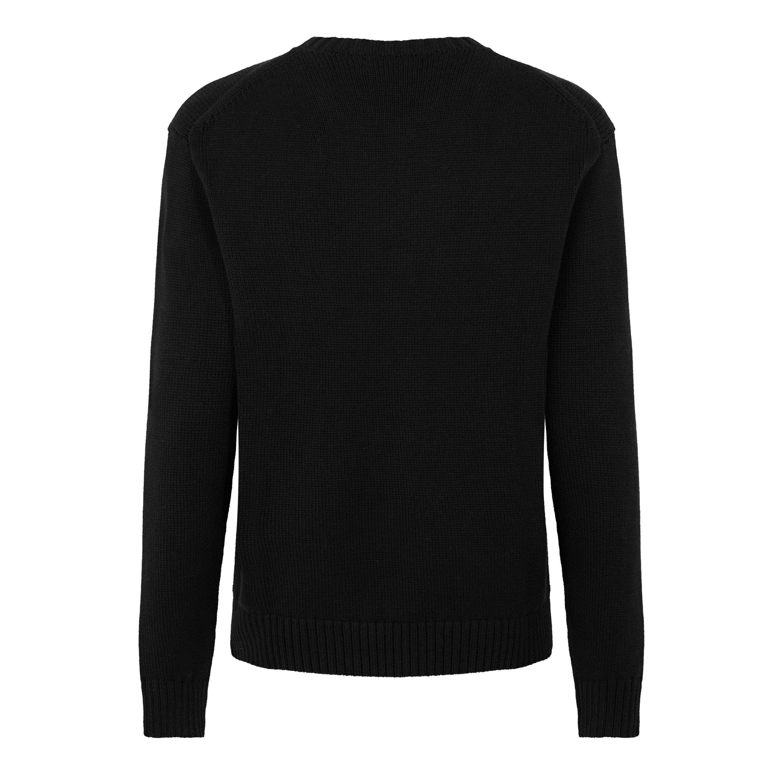 Polo Black - Polo Ralph Lauren - Men's Bear Crew Knit Cotton Jumper - 2