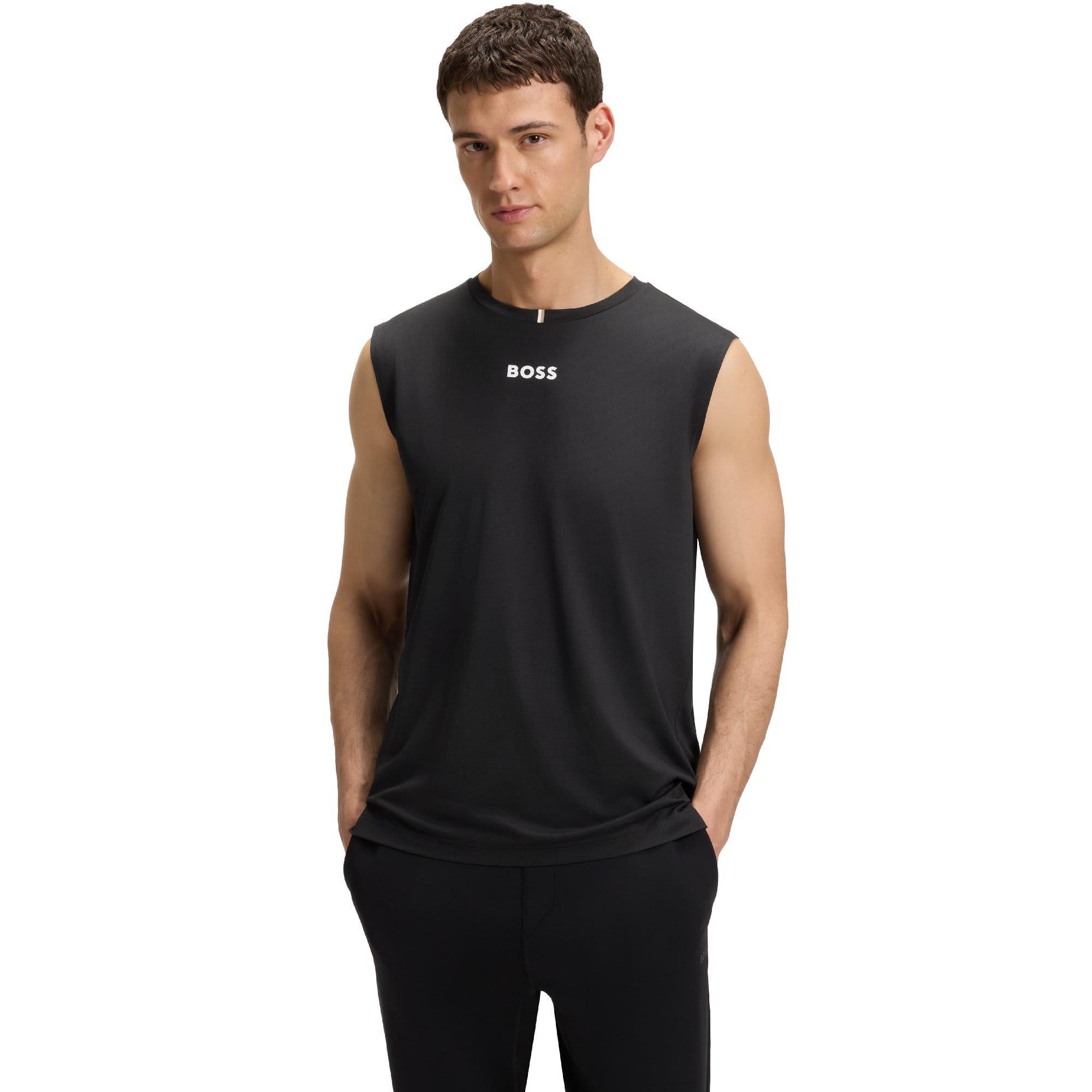 Black - Boss - Active Quick Dry Tank Top - 2