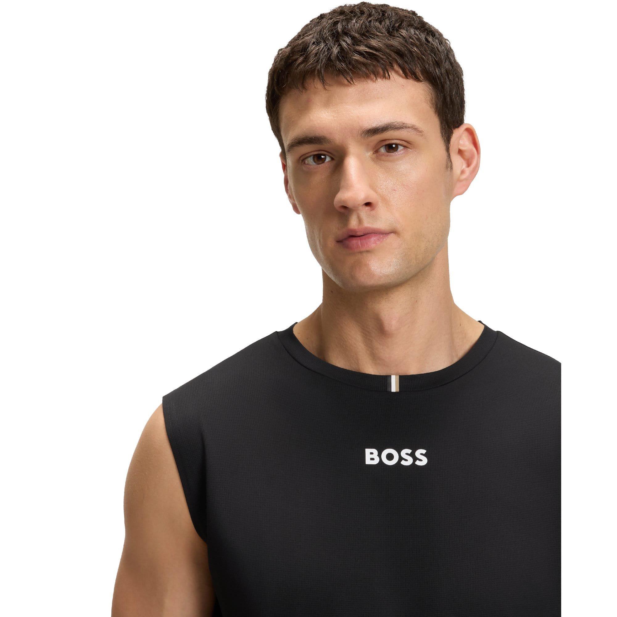 Black - Boss - Active Quick Dry Tank Top - 5