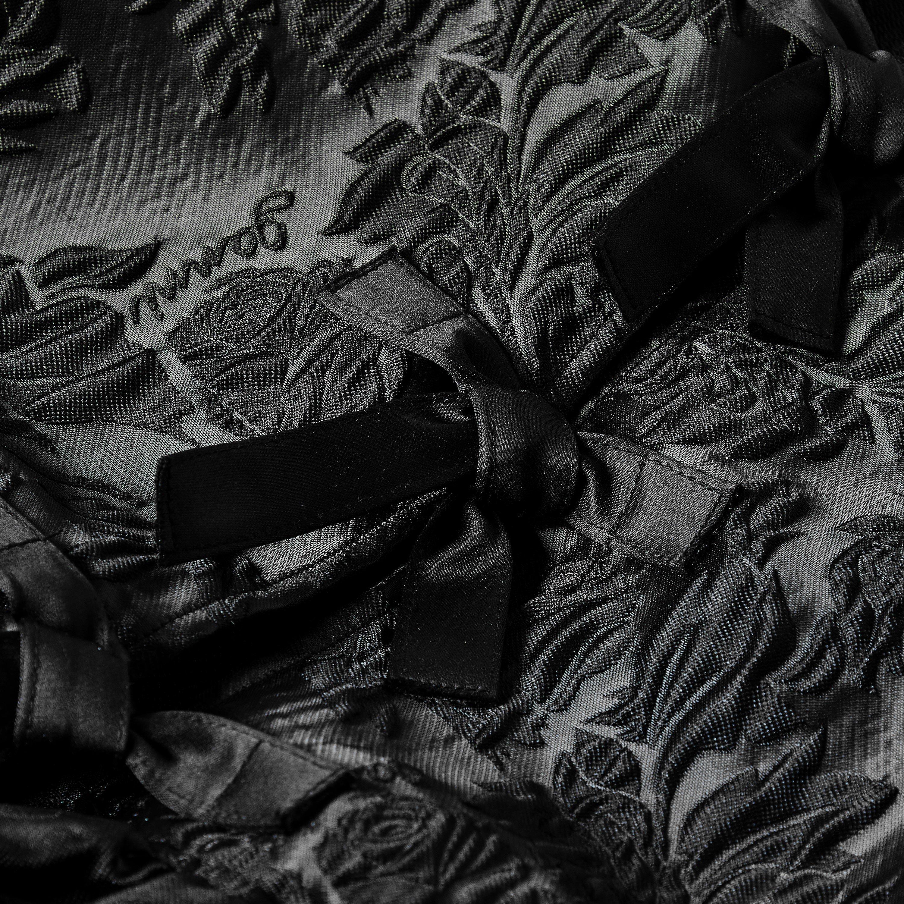 Black - Ganni - Ganni Stn Pplm Blse Ld62 - 3