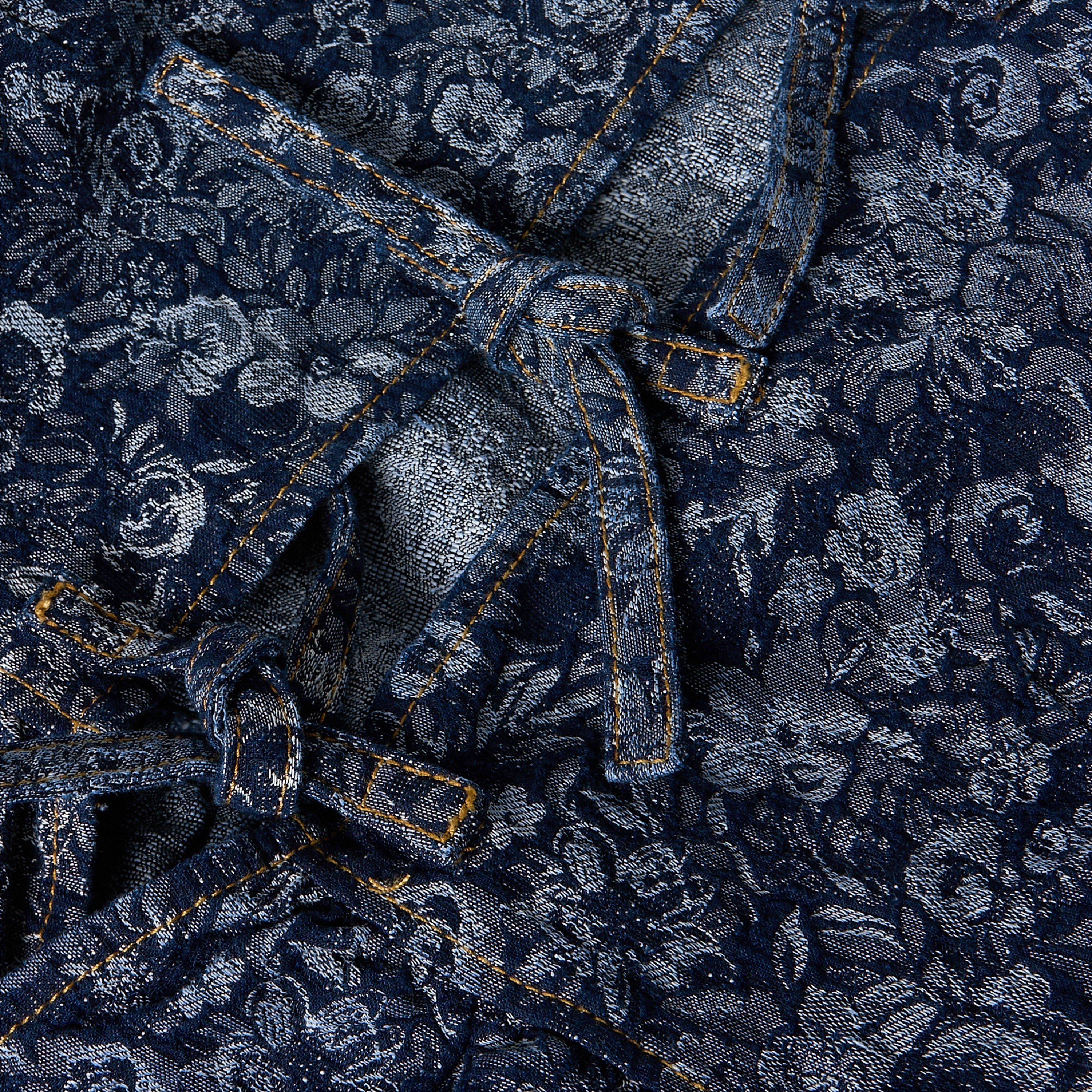 Rinse - Ganni - Women's Tapered Denim Peplum Top - 5