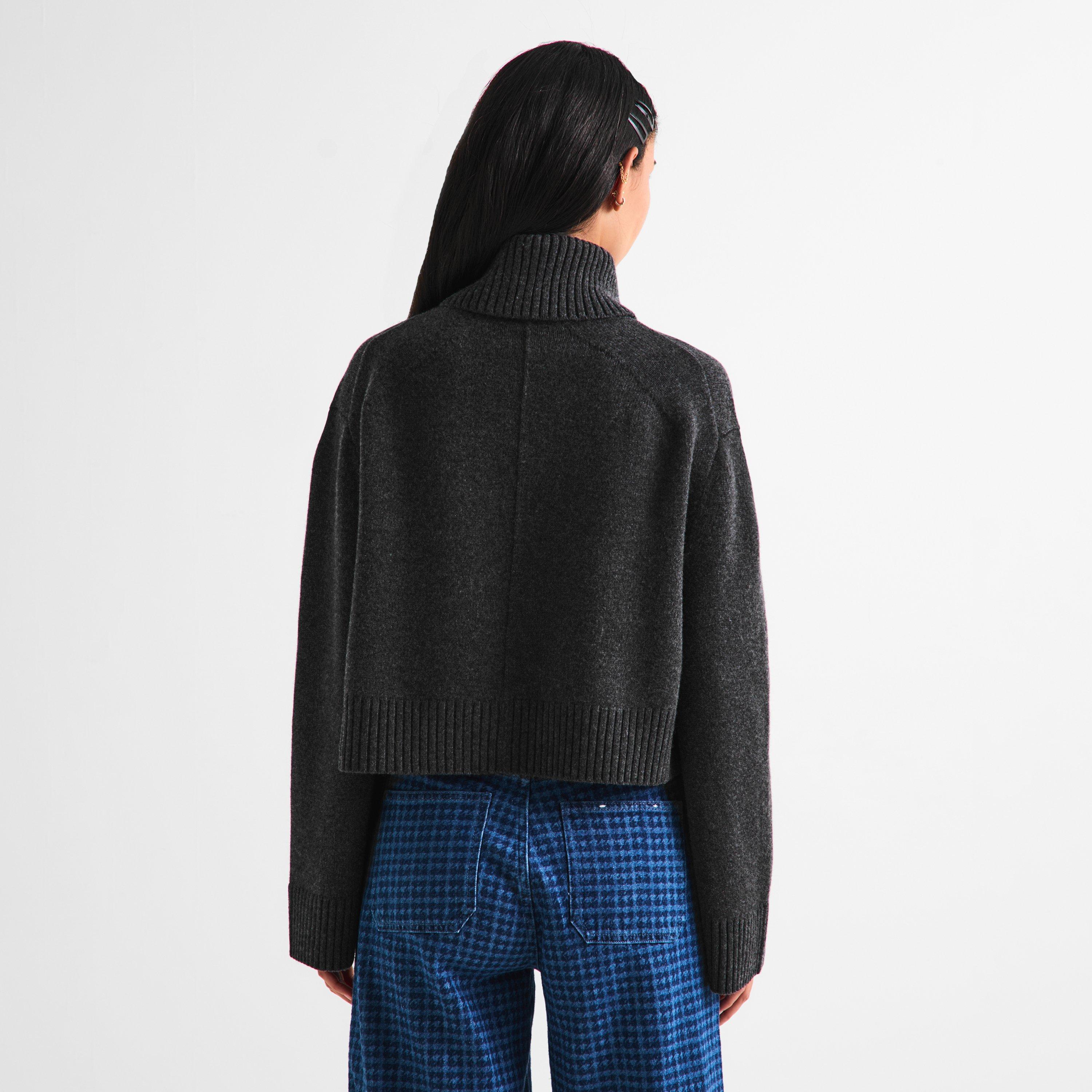 Phantom - Ganni - Women's Compact Turtle Neck Jumper - 4