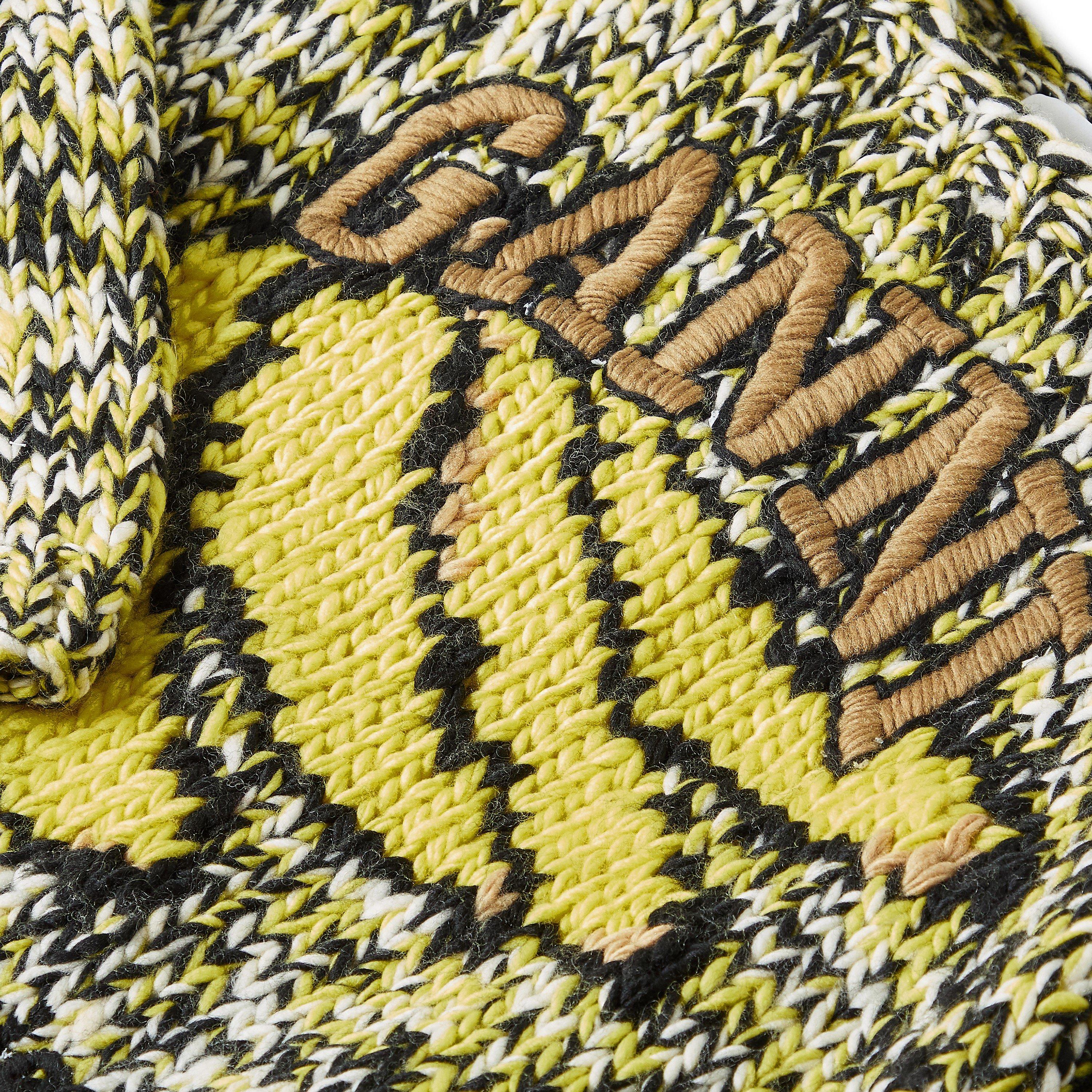 Blazing Yellow - Ganni - Ganni Hndknt Crwnck Ld62 - 3