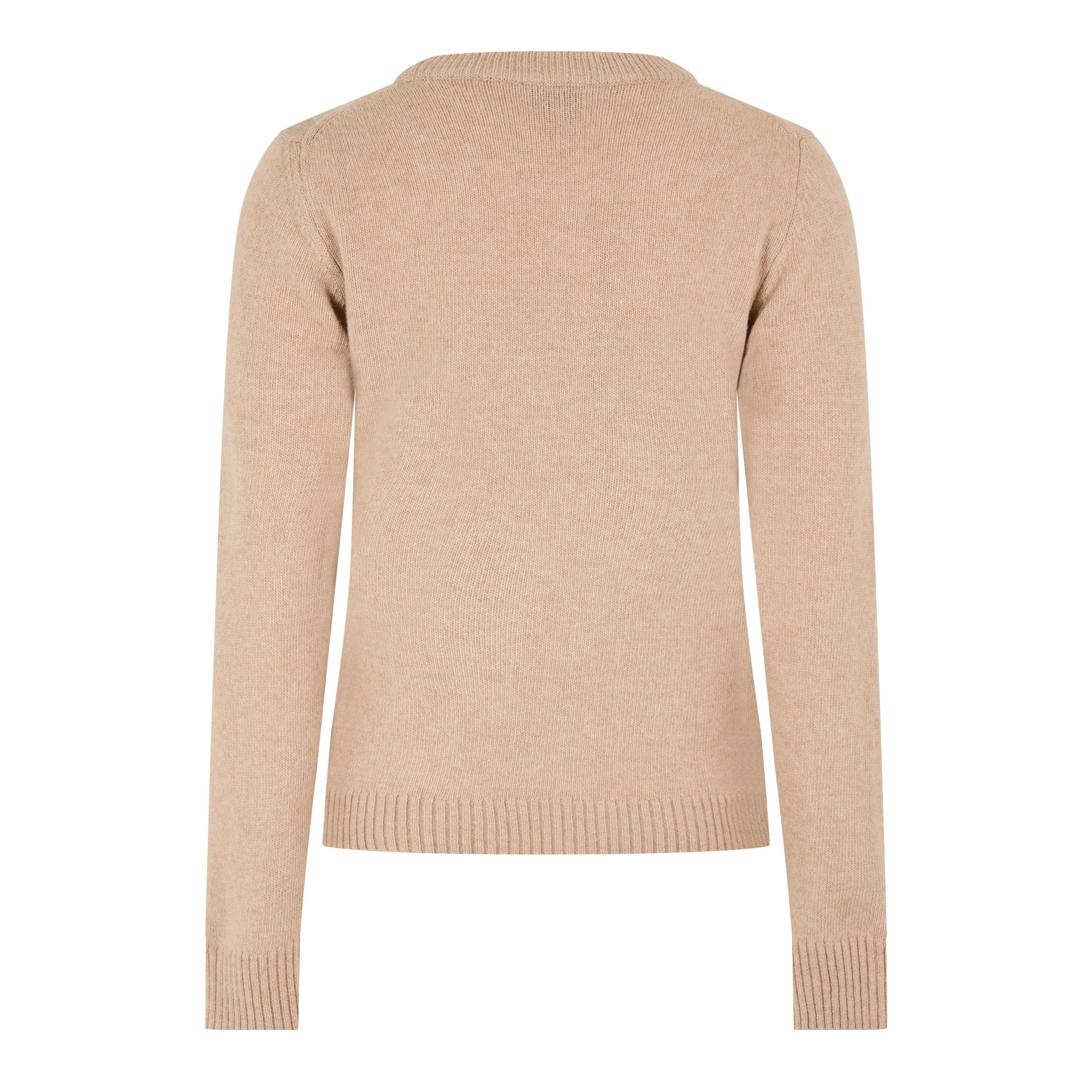 Camel - Ganni - Ganni Grphc Wl Swtr Ld62 - 2