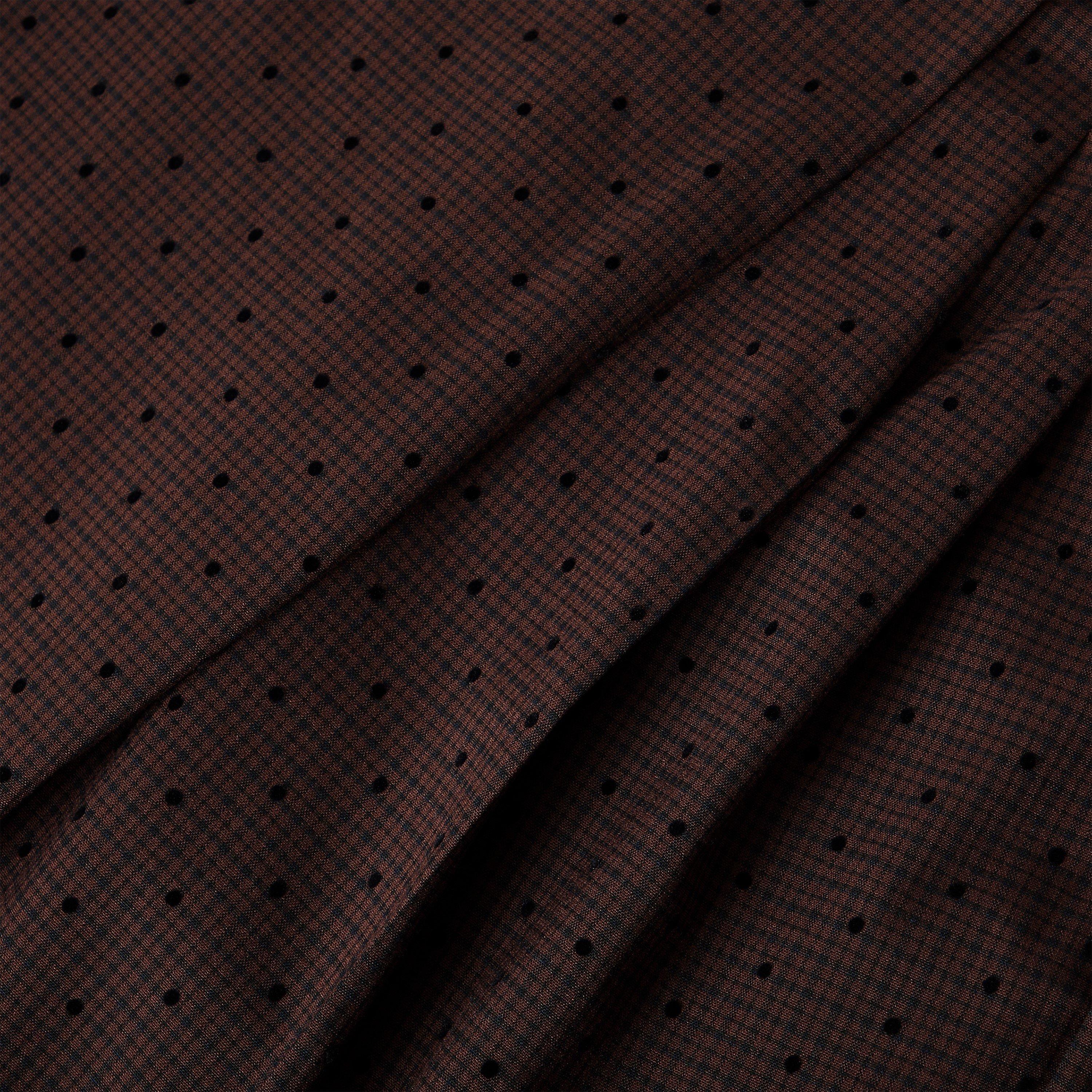 Chicory Coffee - Ganni - Women's Fleck Suiting Tailored Trousers - 5