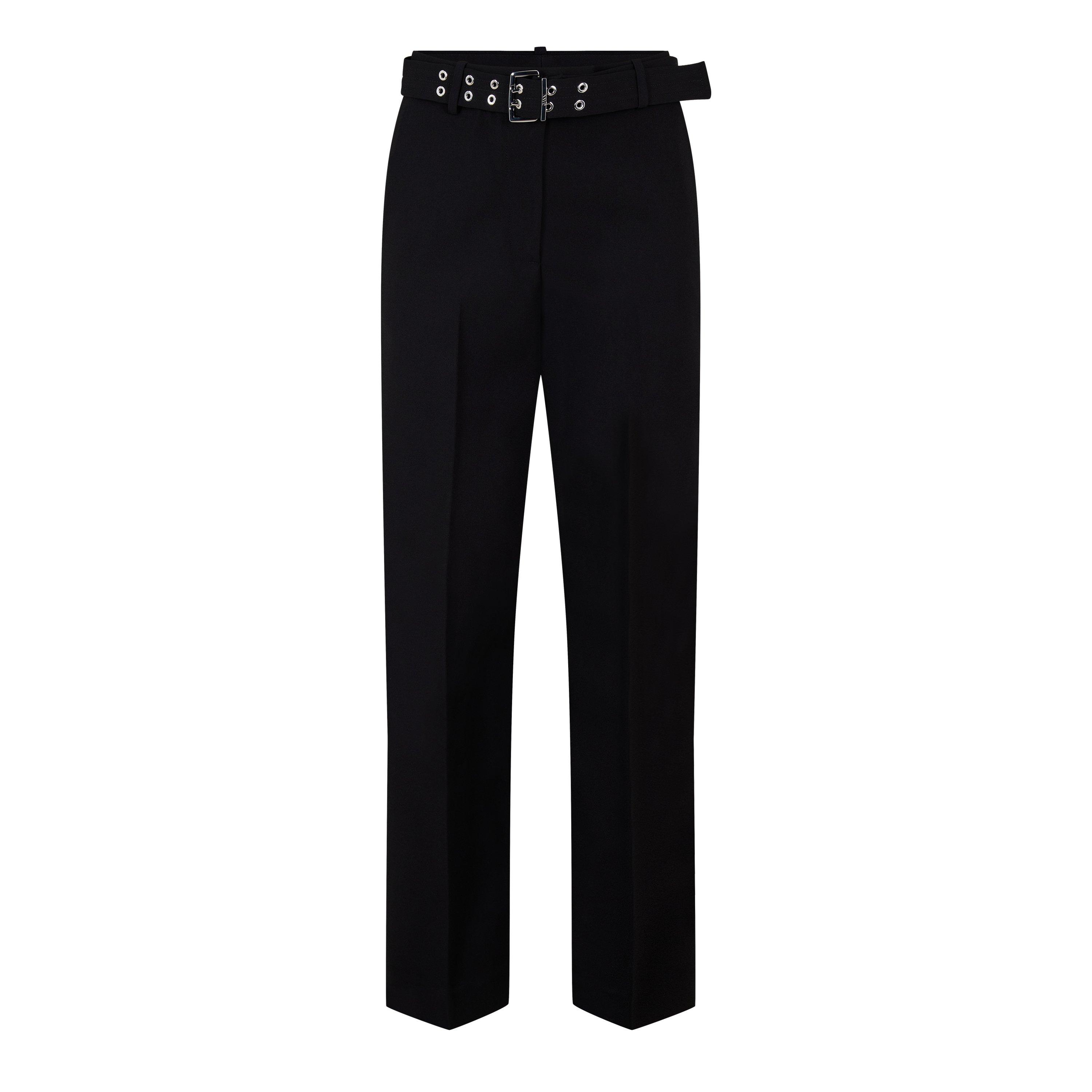 Black - Ganni - Ganni Bndd Crp Pnts Ld62 - 1