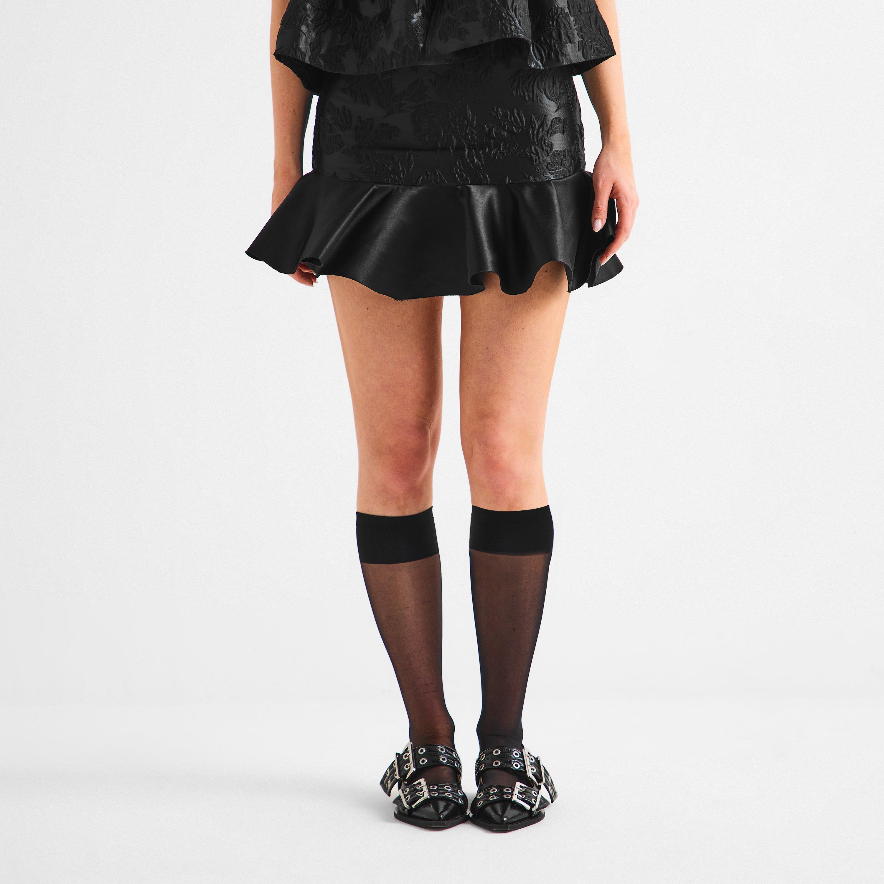 Black - Ganni - Ganni Stn Clqu Skrt Ld62 - 3