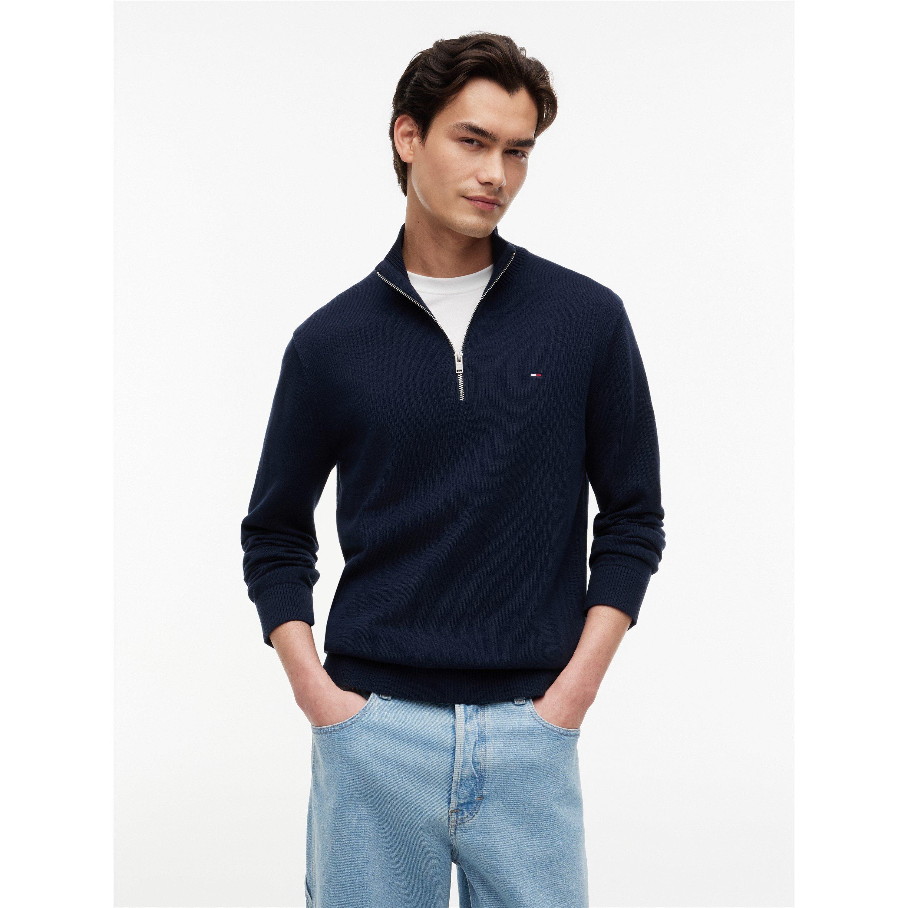 Dark Blue - Tommy Jeans - TJ Slm Ess Lght 1/4 Sn64 - 2