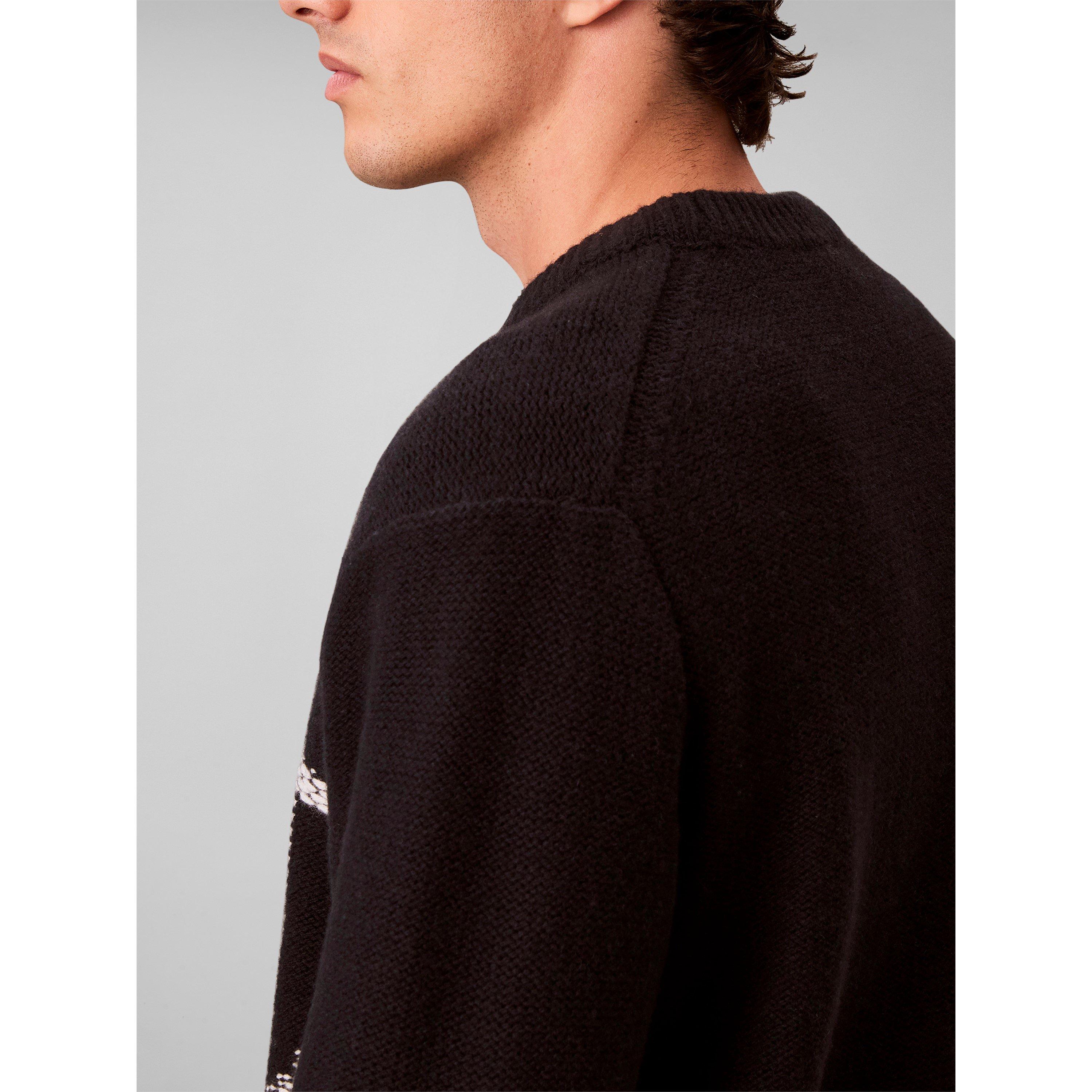 Black - Calvin Klein Jeans - CKJ Mono Knit Crew Sn64 - 6