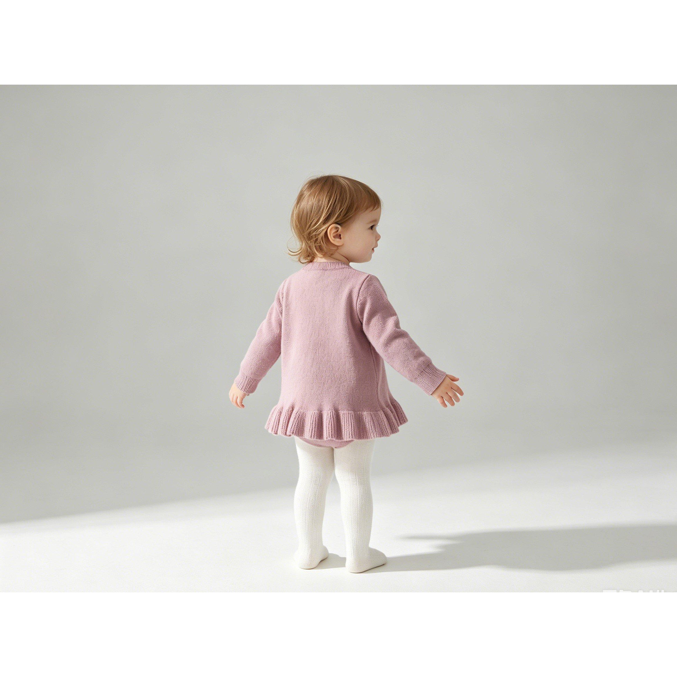 Pink - Miso - Miso Frill Hem Cardi In71 - 2