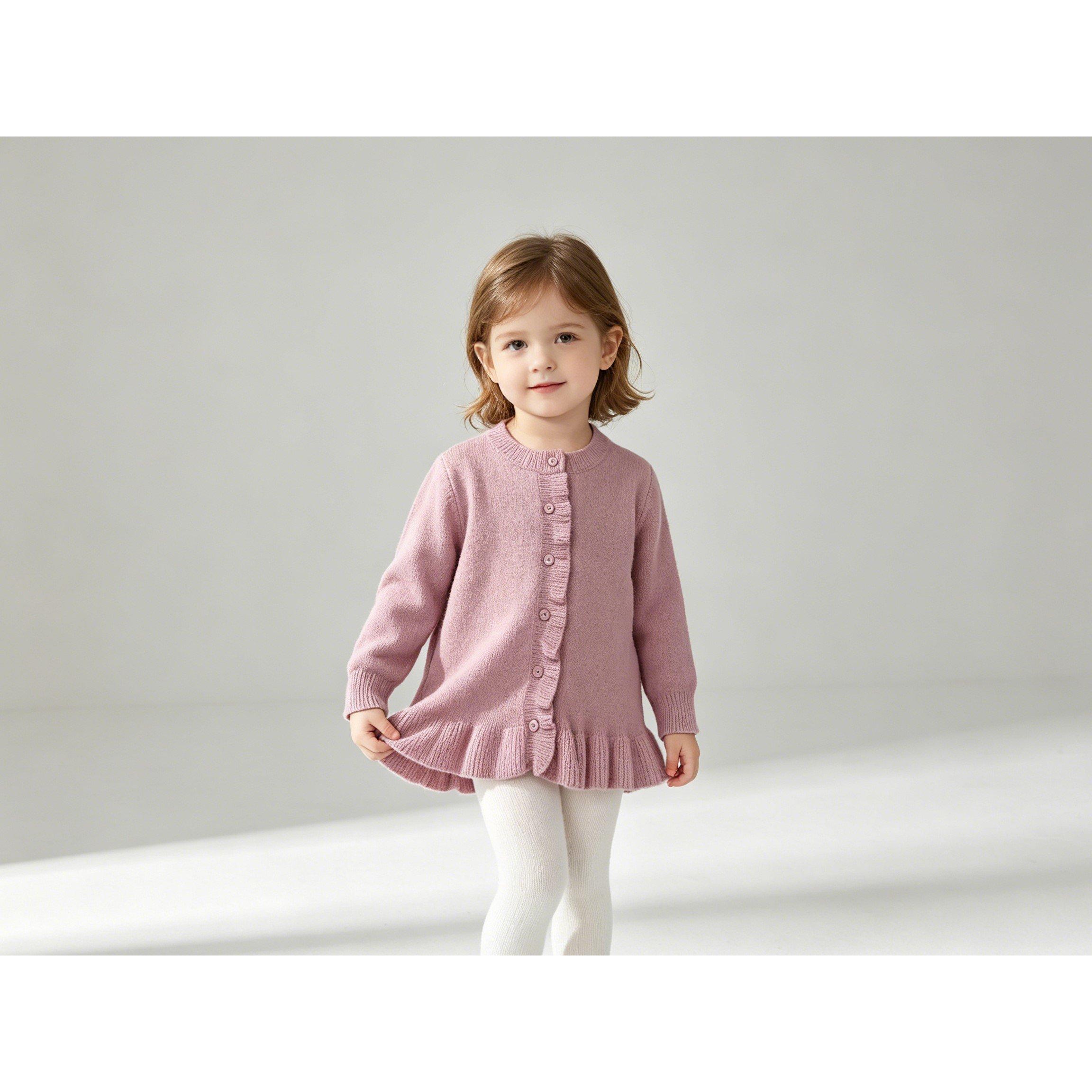 Pink - Miso - Miso Frill Hem Cardi In71 - 3