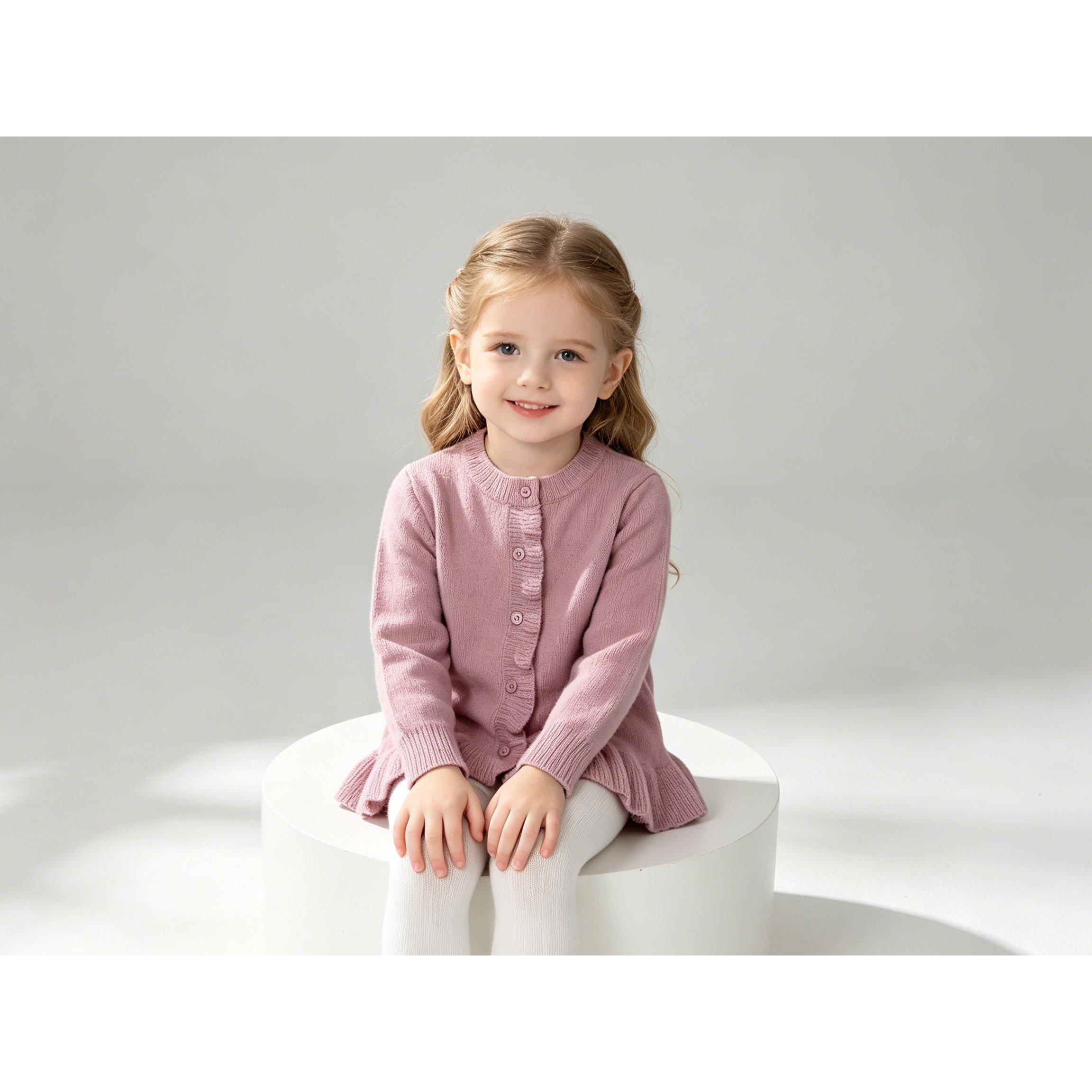 Pink - Miso - Miso Frill Hem Cardi In71 - 4