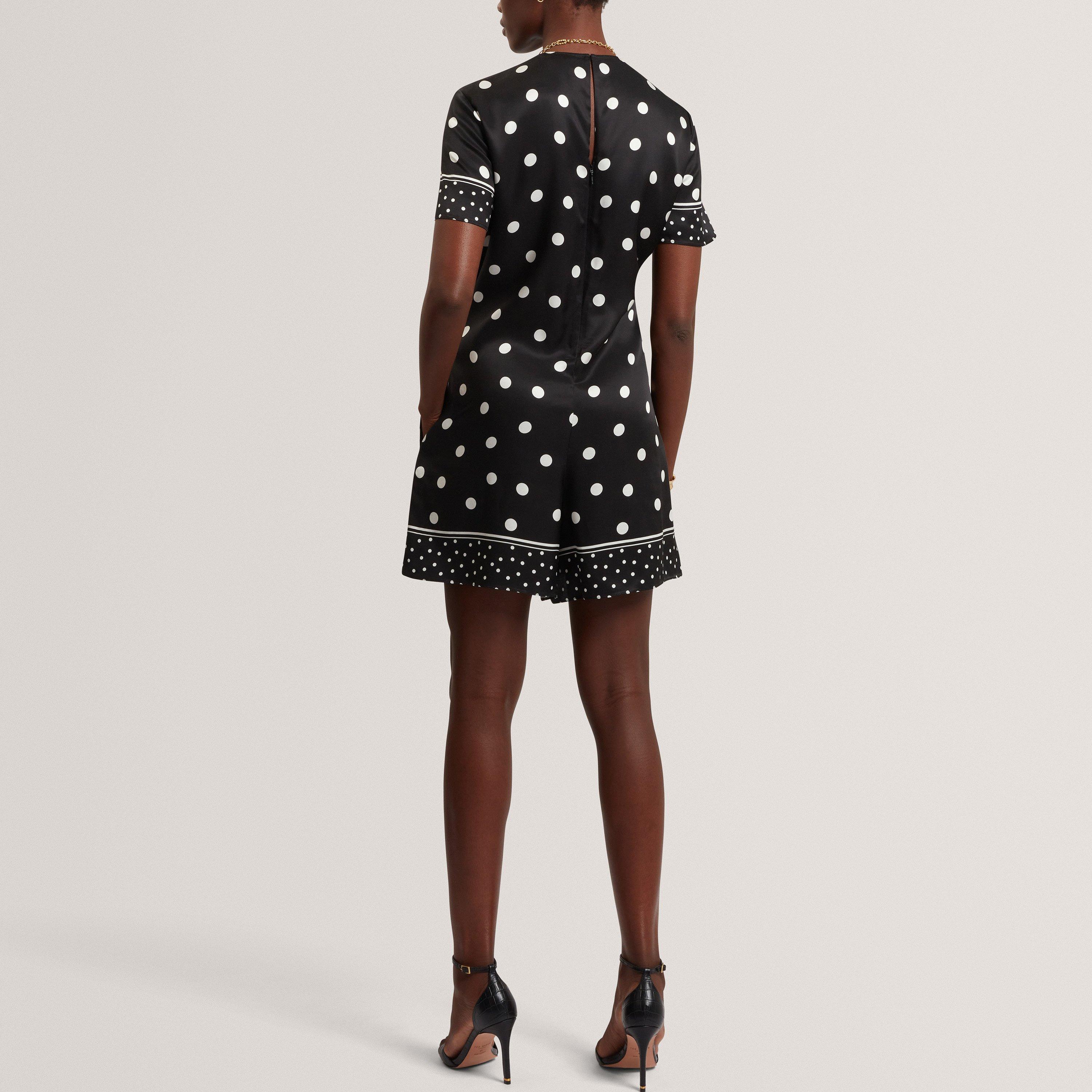 BLACK - Ted Baker - Women's Printed Playsuit - 3