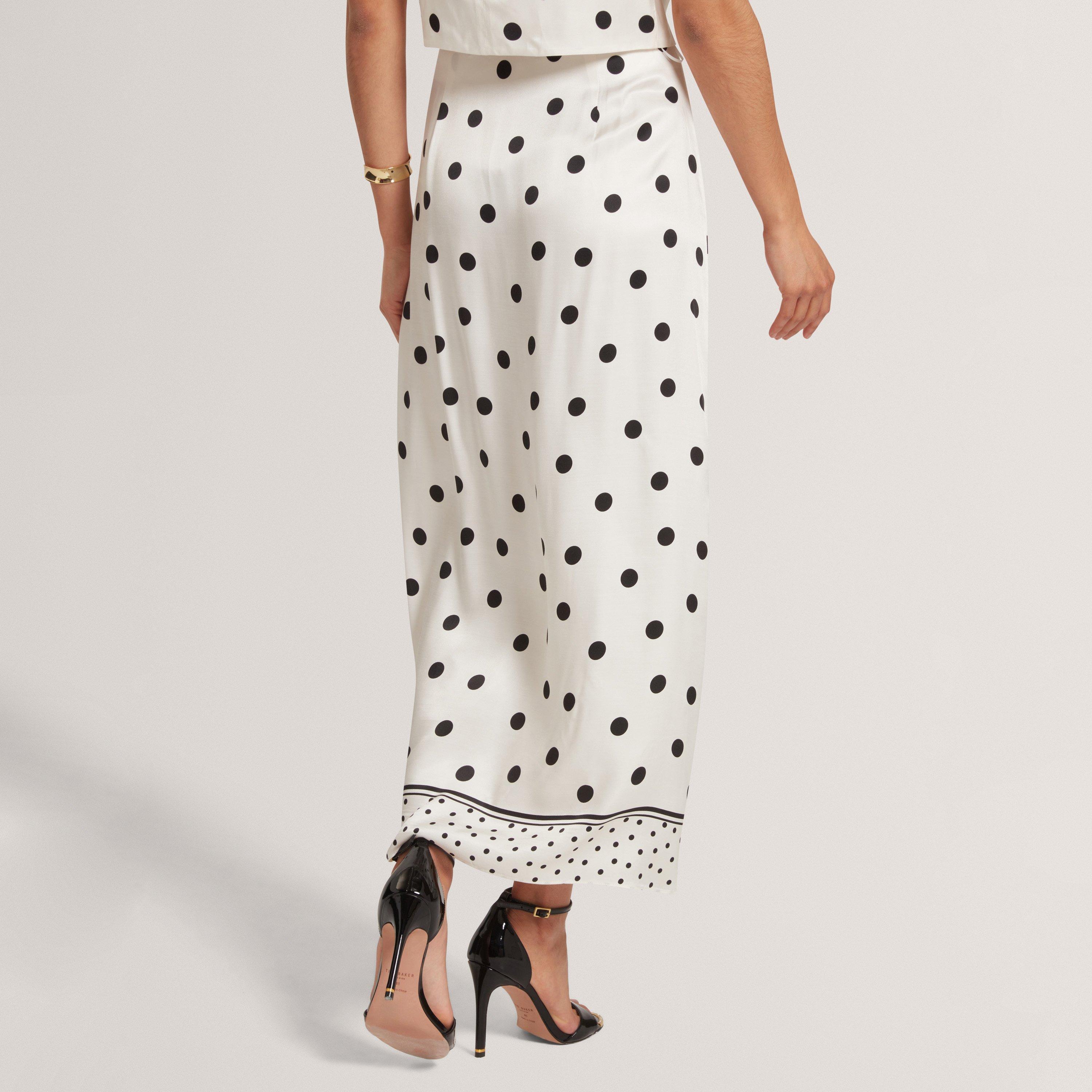 IVORY - Ted Baker - Women's Knot Detail Midi Skirt - 3