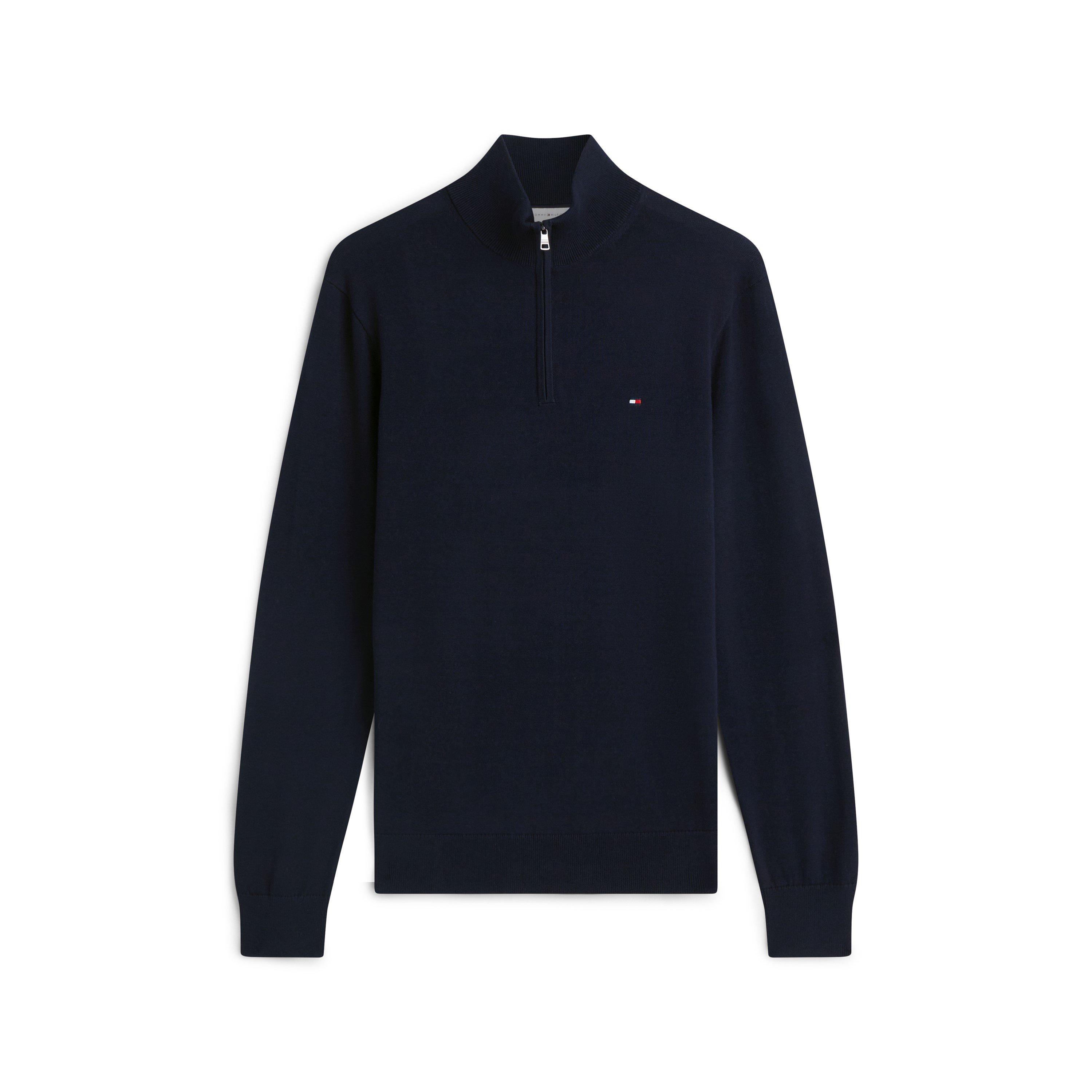 Tommy Hilfiger Tommy Hilfiger Essential Cotton Zip Mock