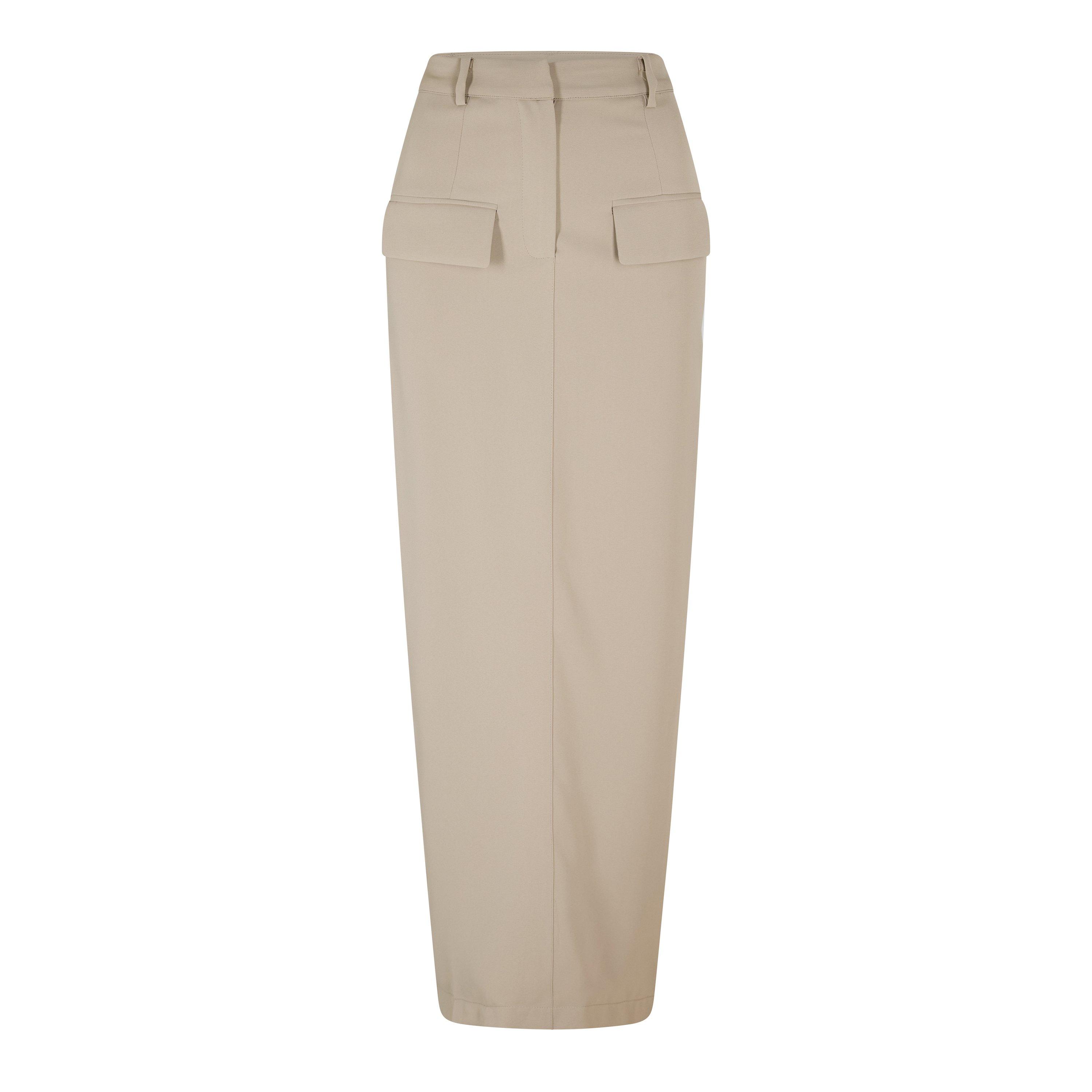 Odd Muse Women's Maxi Skirt - Taupe - 3XL