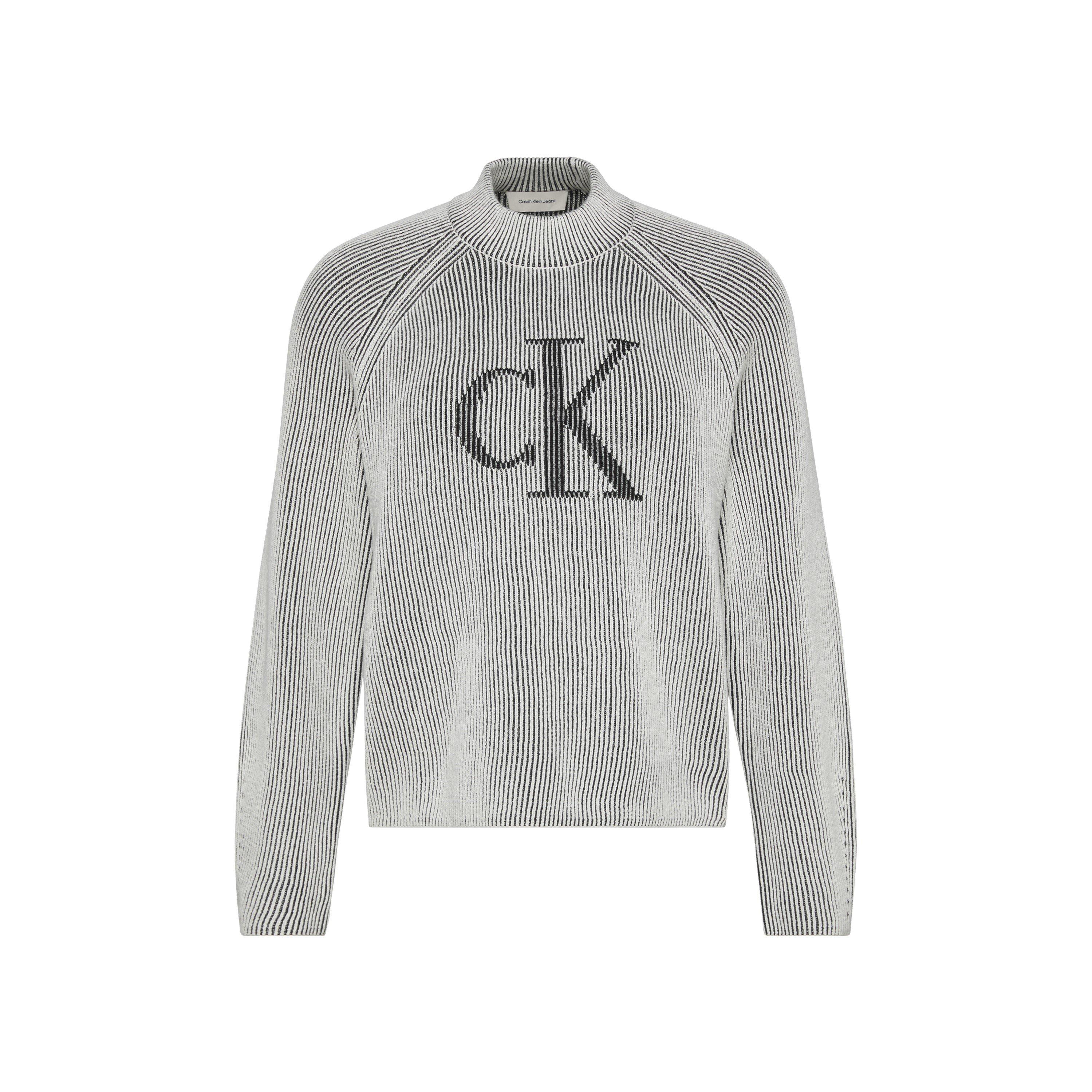 Black/Grey - Calvin Klein Jeans - CKJ Rib MN Jmpr Ld64 - 1