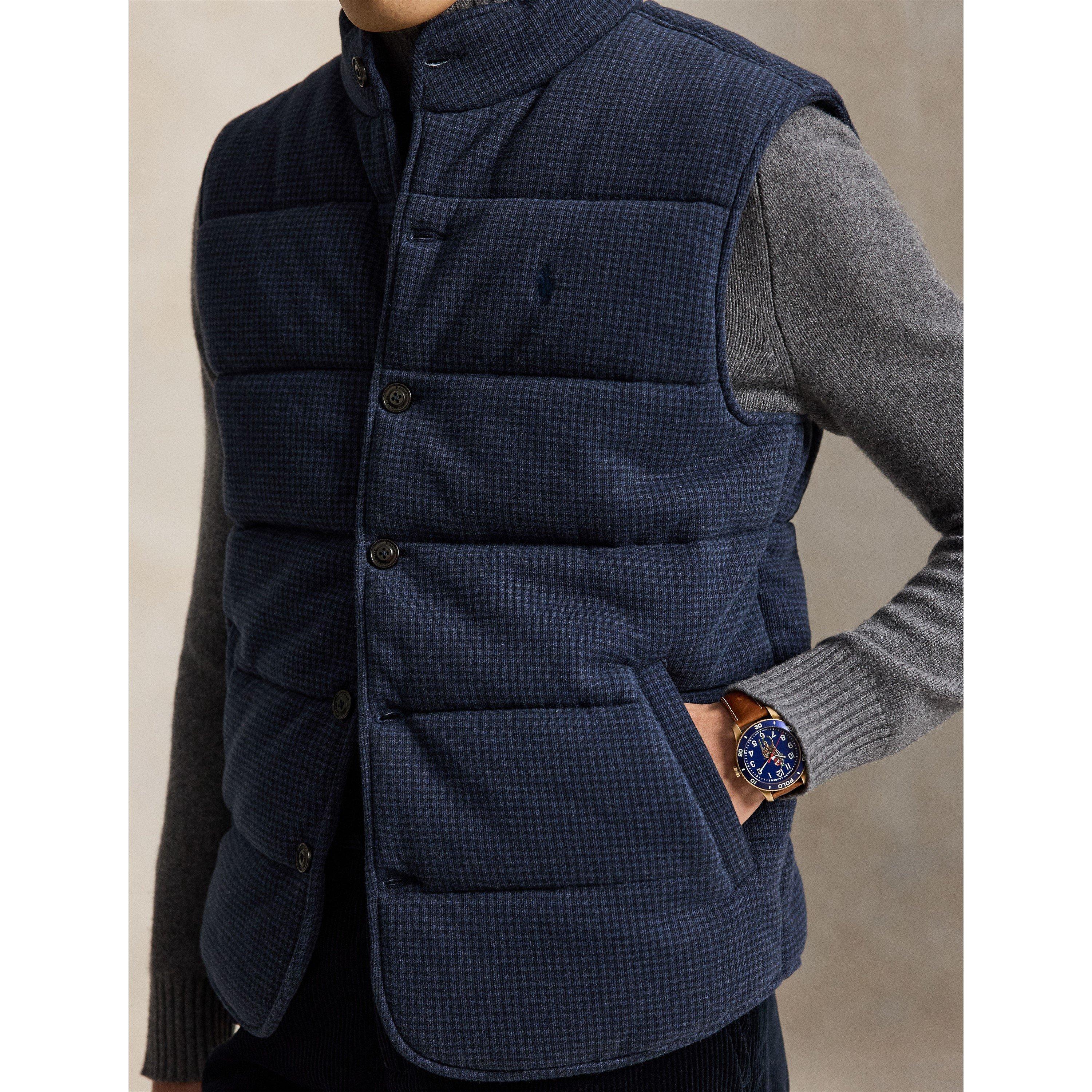 Wnter Hthr Nvy - Polo Ralph Lauren - Polo Dogtooth Vest Sn64 - 4