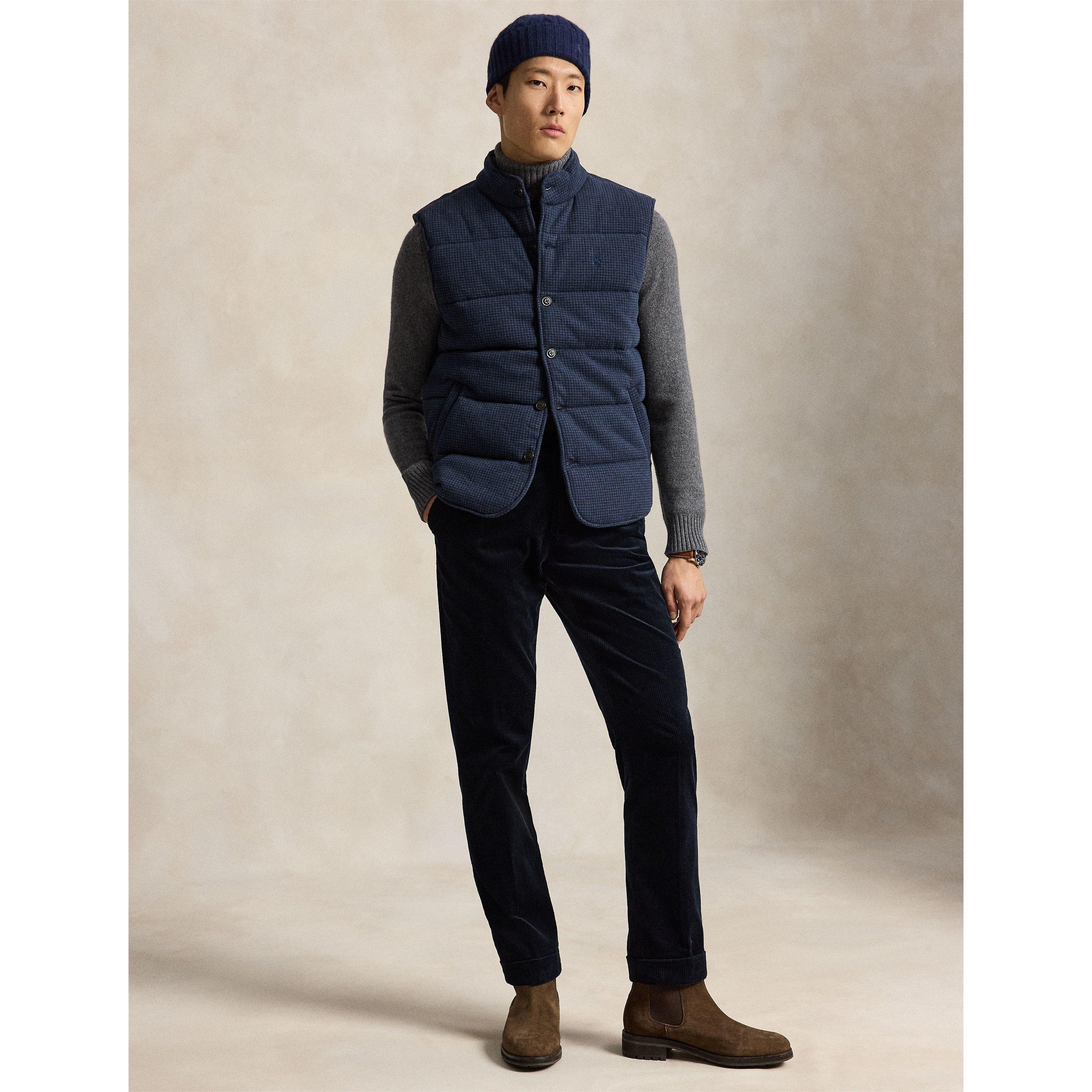 Wnter Hthr Nvy - Polo Ralph Lauren - Polo Dogtooth Vest Sn64 - 5