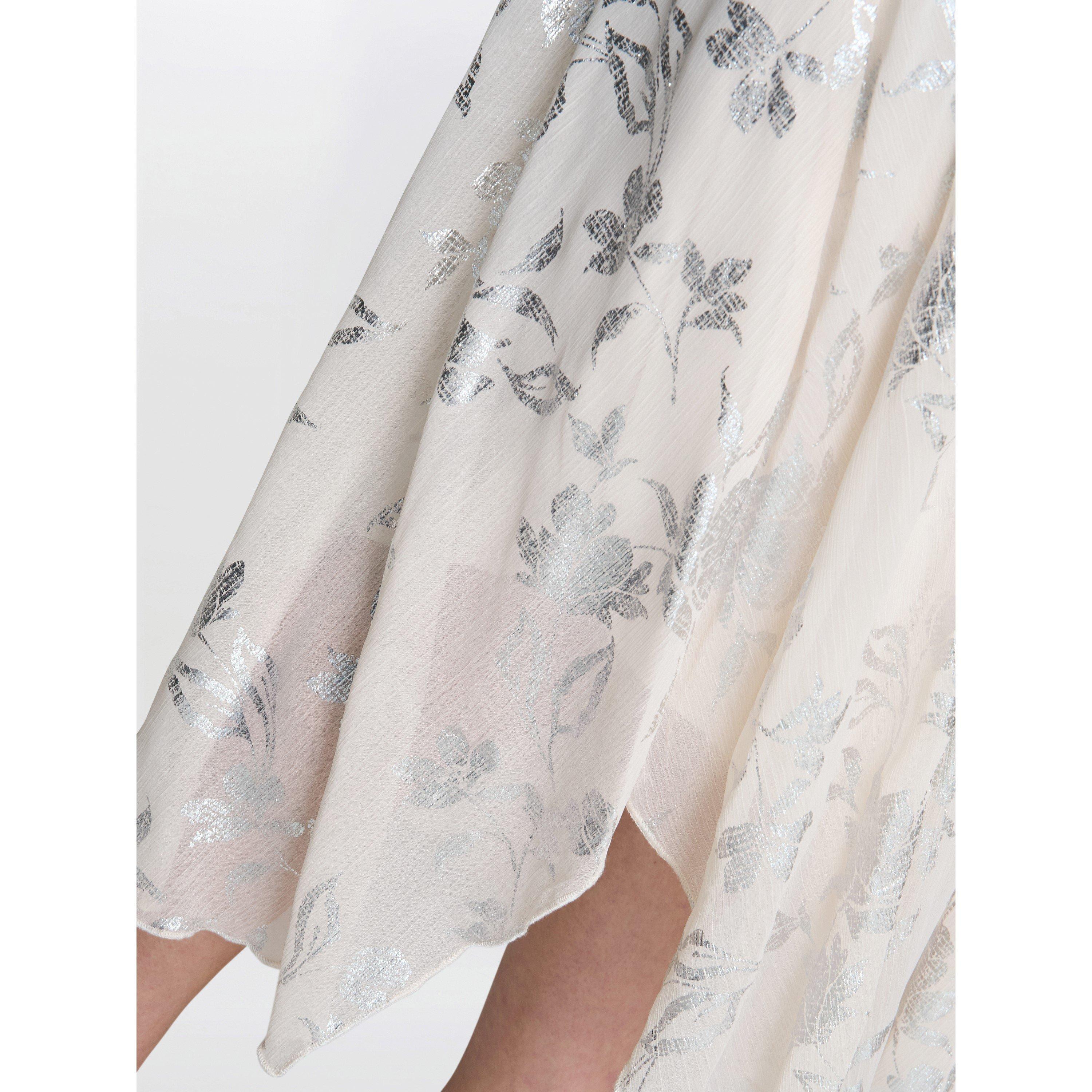 Champagne - Gina Bacconi - Leanne Jacquard Dress - 6