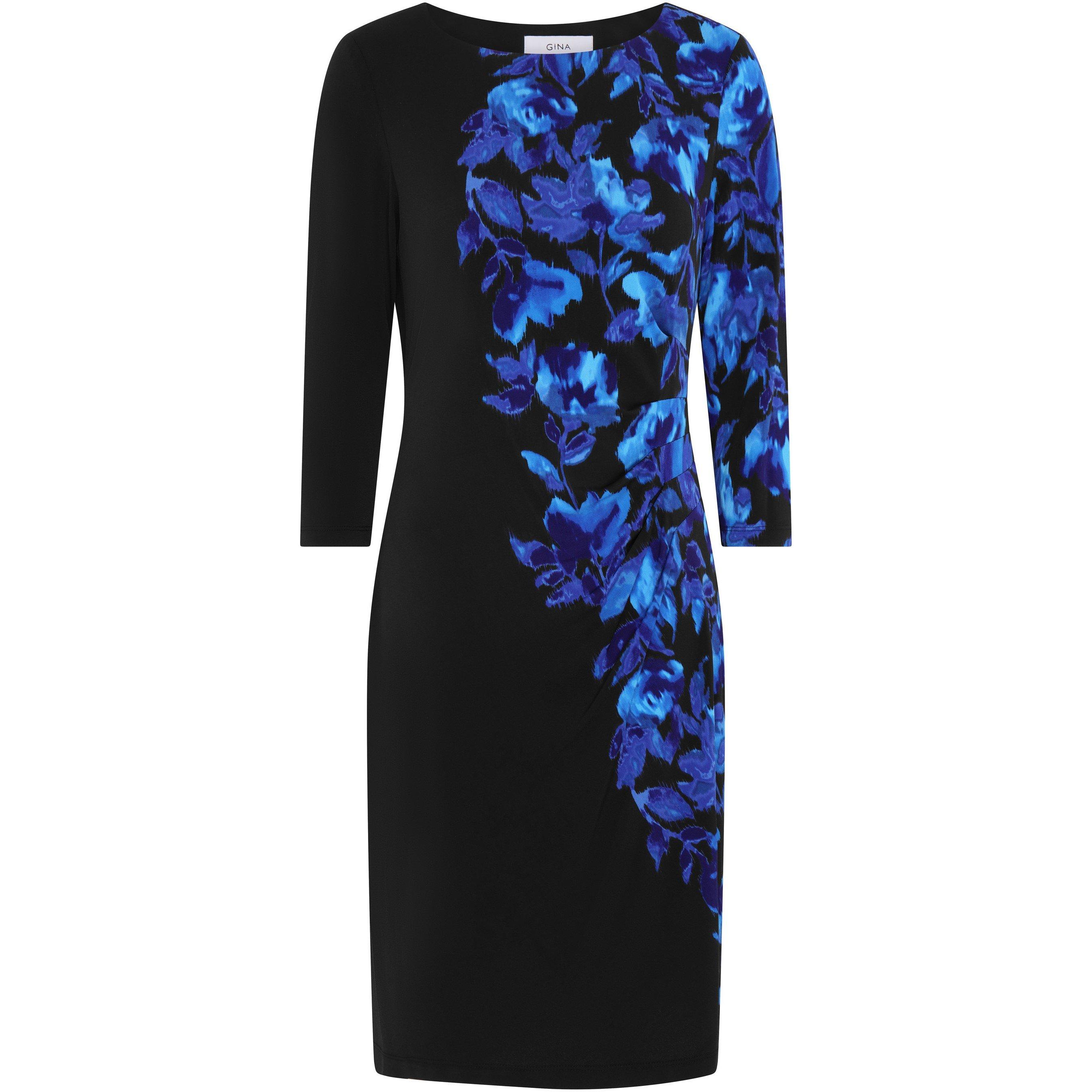 Gina Bacconi Women's Hayleigh Floral Print Dress - Black Saphire - 18