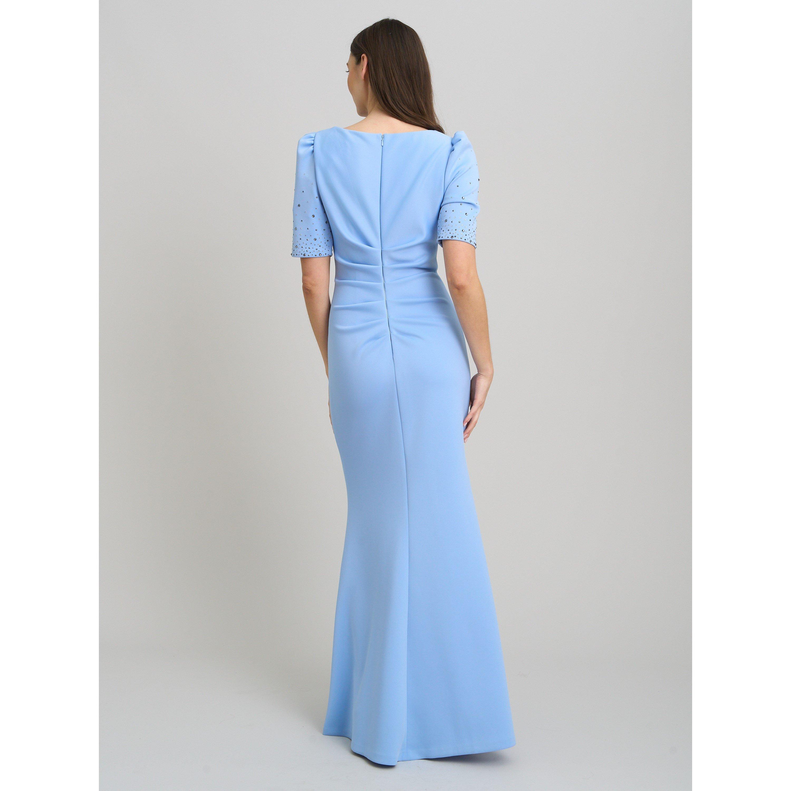 Perri - Gina Bacconi - Jadie Maxi Dress With Beaded Sleeves - 3