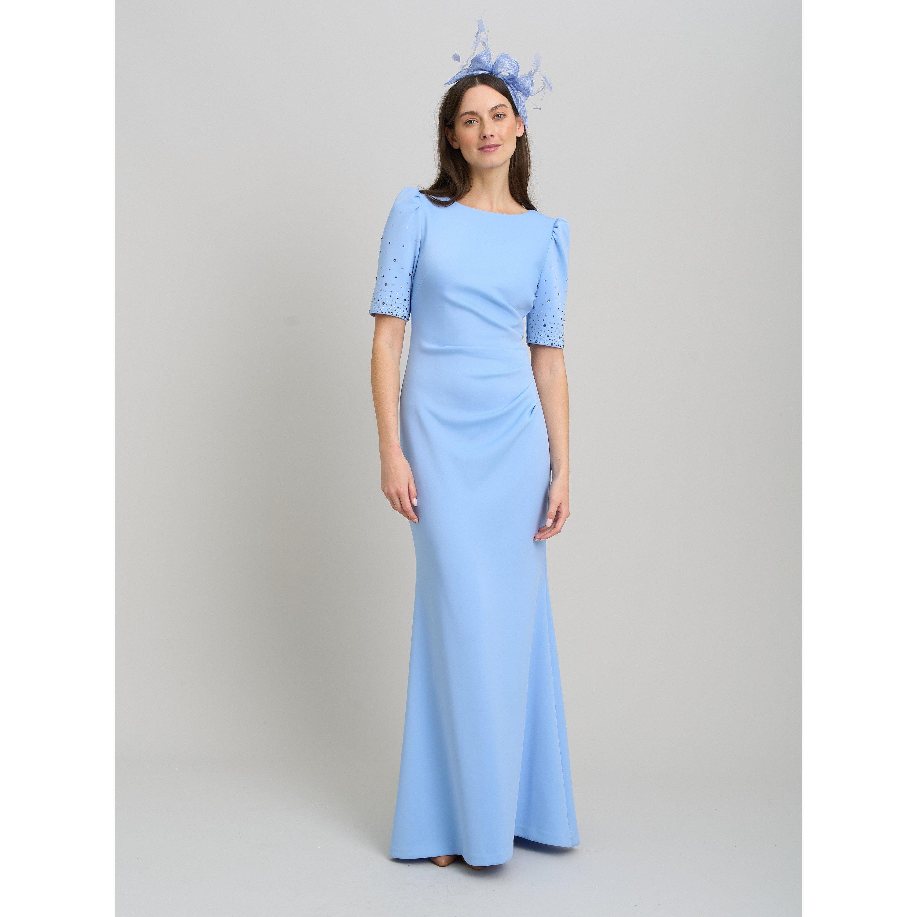 Perri - Gina Bacconi - Jadie Maxi Dress With Beaded Sleeves - 6