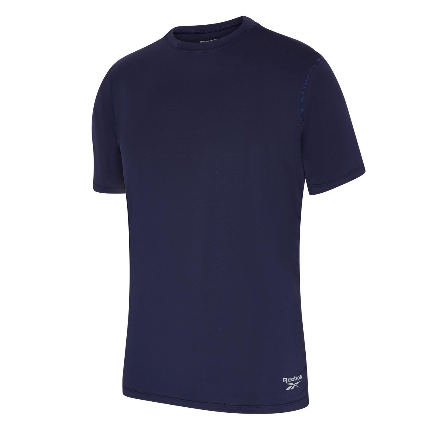 Houtskool/Marineblauw - Reebok - Reebok Mens 2 pack T-Shirts Clancy - 2