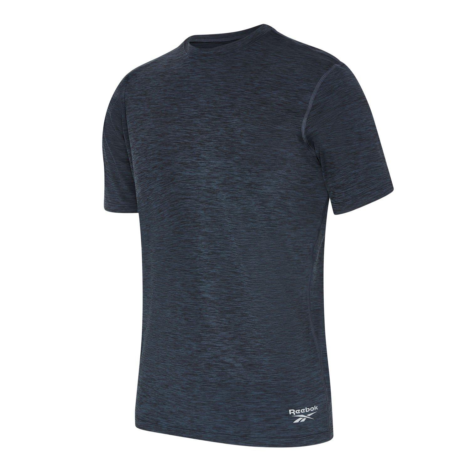 Houtskool/Marineblauw - Reebok - Reebok Mens 2 pack T-Shirts Clancy - 4
