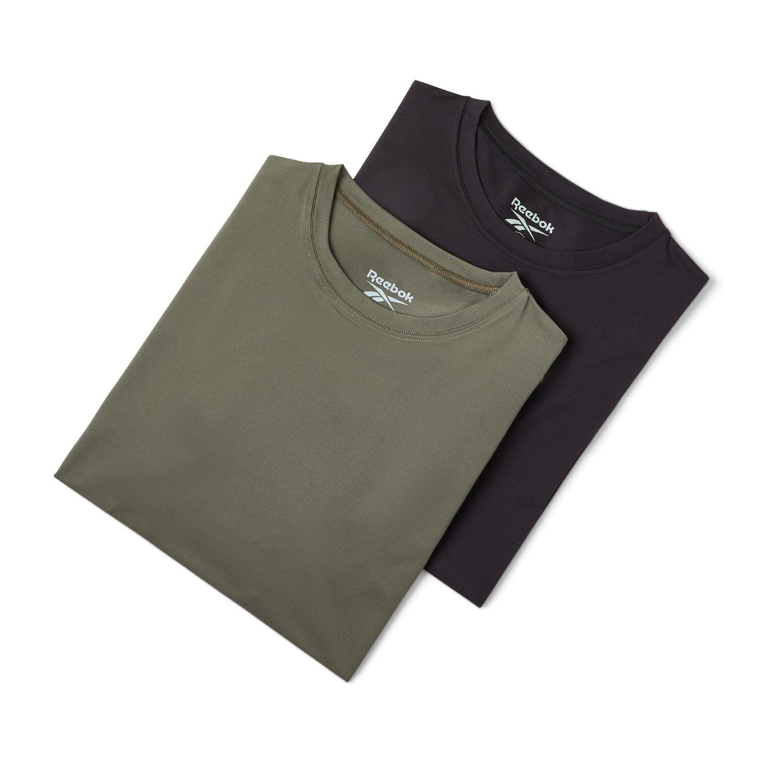 Blk/Grn - Reebok - Reebok Mens 2 pack T-Shirts Clancy - 8