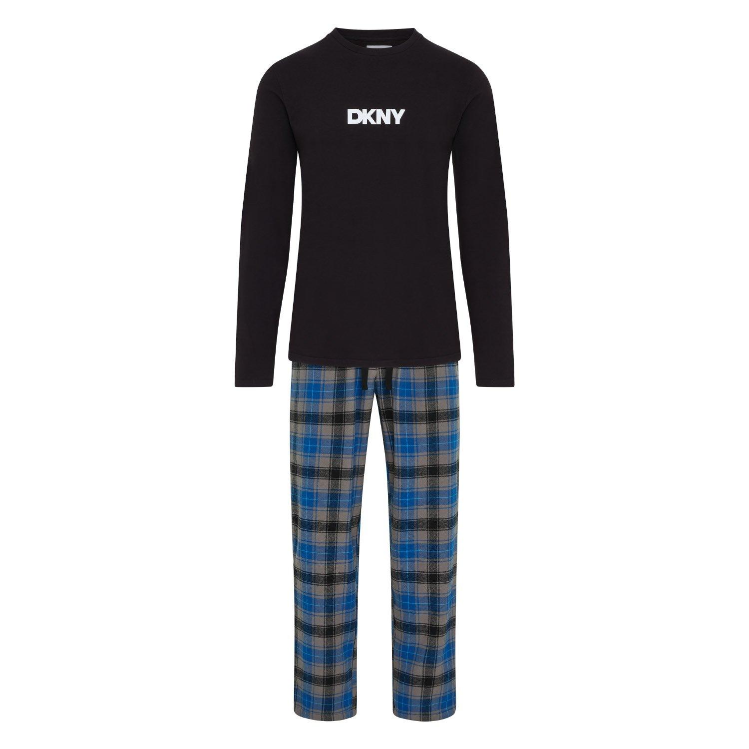 Black/Grey Chck - DKNY - DKNY Mens Lounge Set - 1