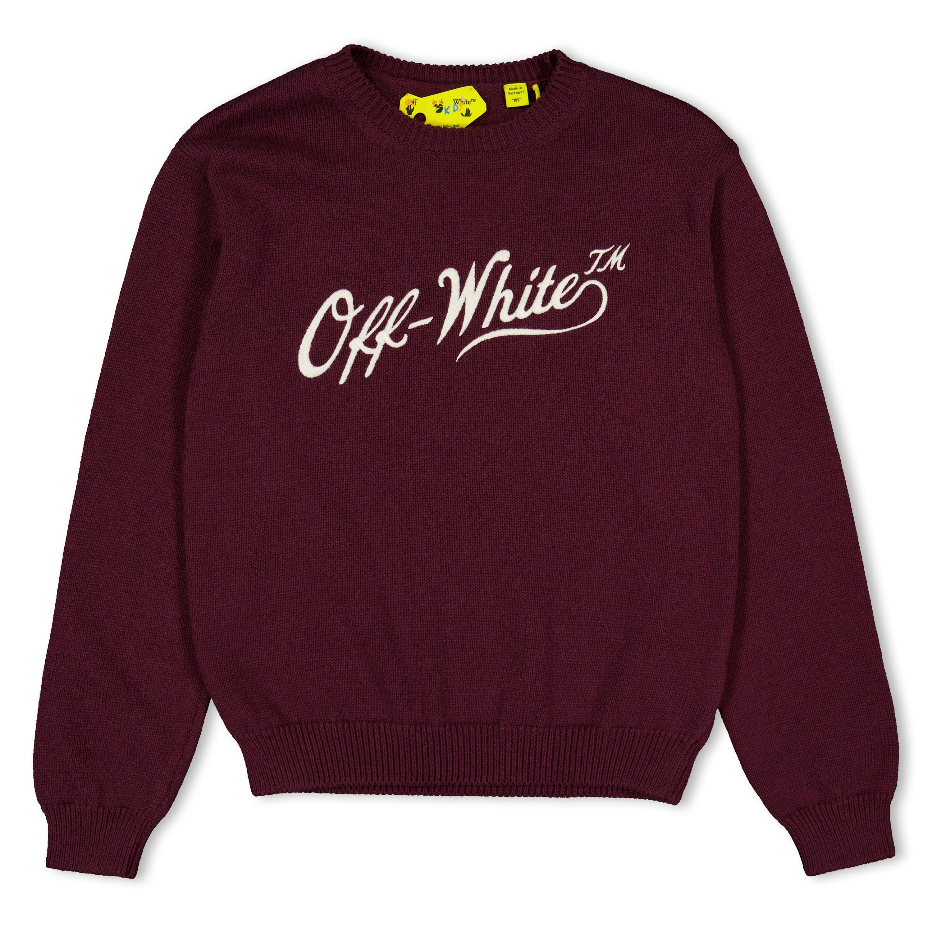 Red Mahogany - Off White - Off Vintage Knit Jn63 - 1