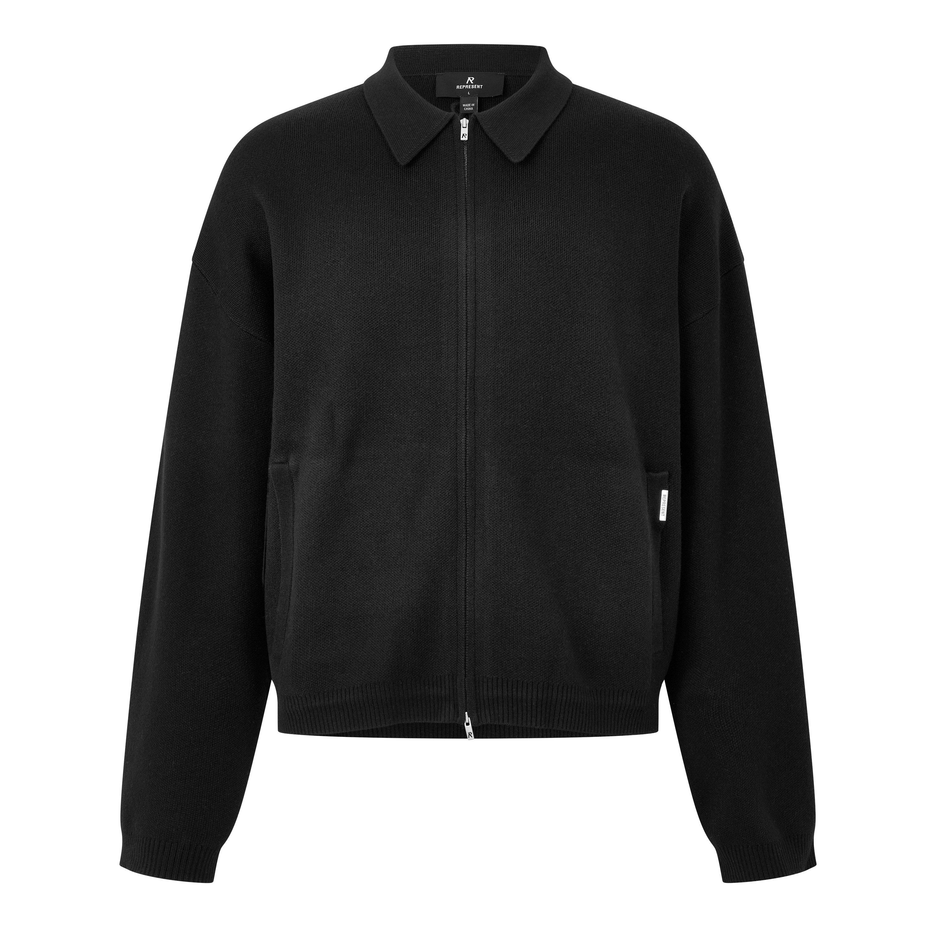 Jet Black - Represent - Rep Initial Knt Coac Sn64 - 1