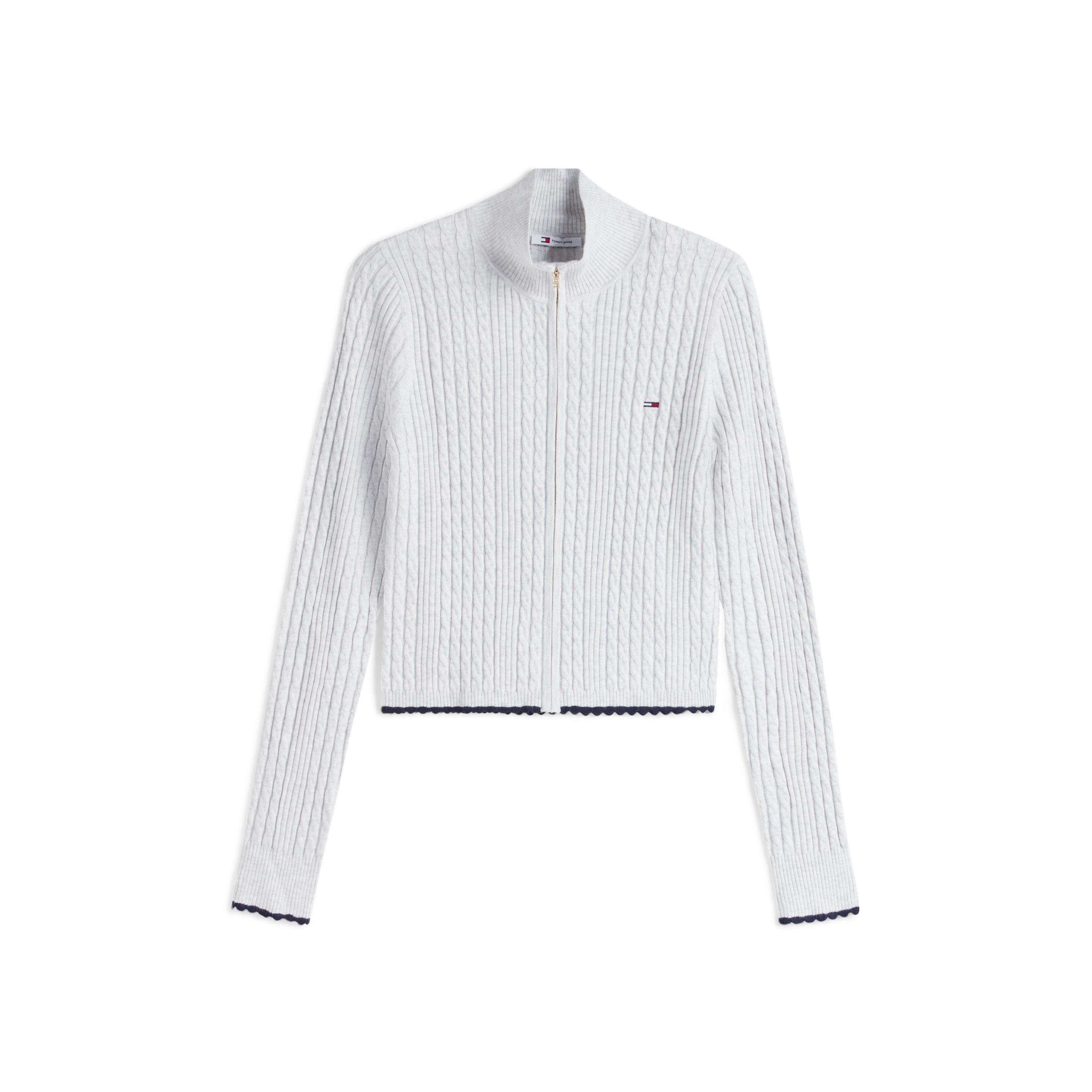 Women's Micro Cable Slim-Fit Knit Jumper