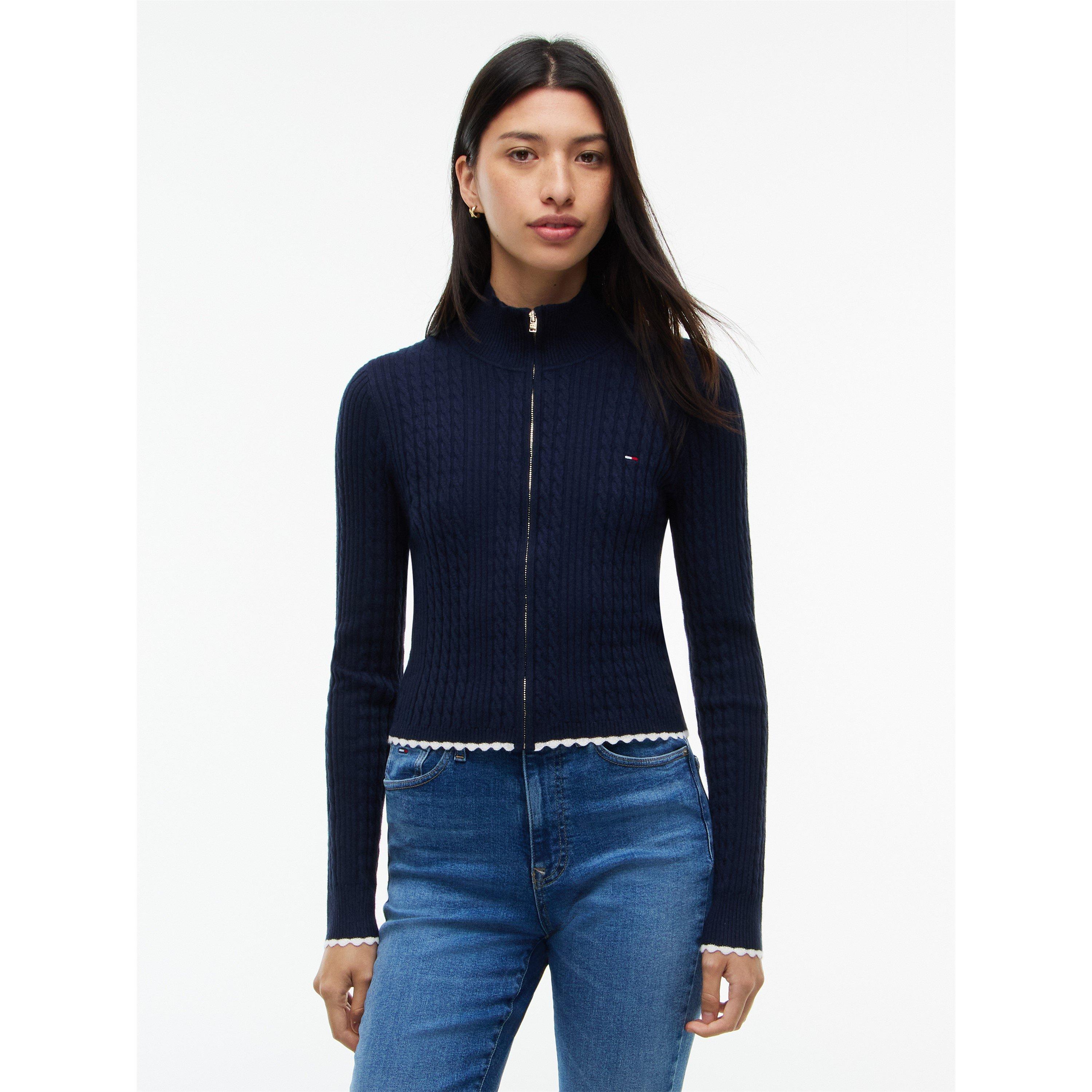 Dark Blue - Tommy Jeans - TJ Micro Cable Zp Ld64 - 2