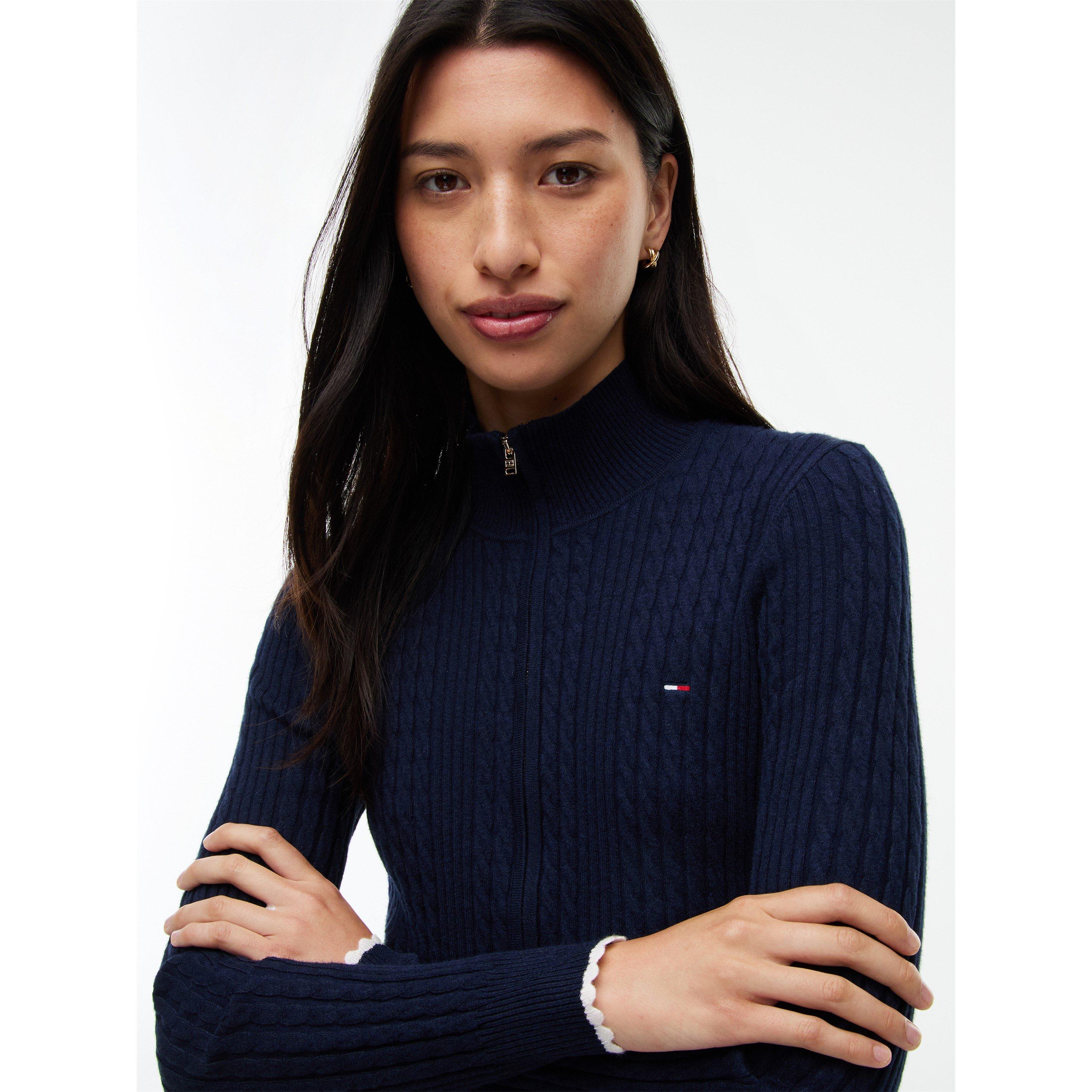 Dark Blue - Tommy Jeans - TJ Micro Cable Zp Ld64 - 3