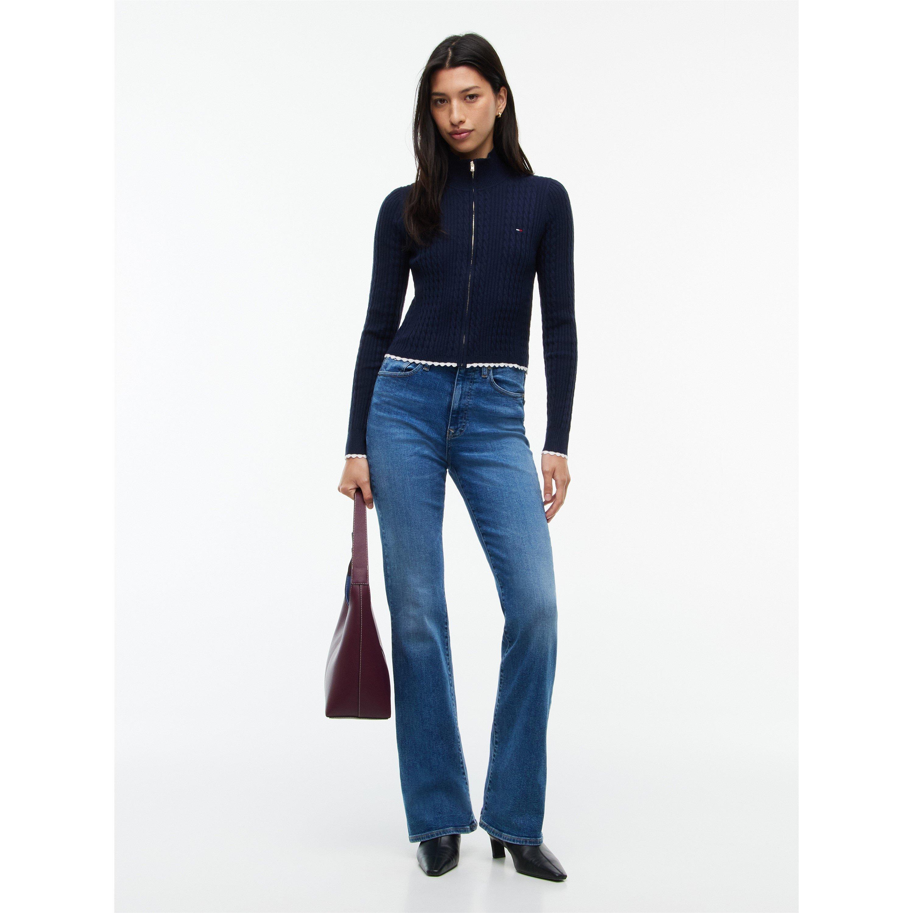 Dark Blue - Tommy Jeans - TJ Micro Cable Zp Ld64 - 4