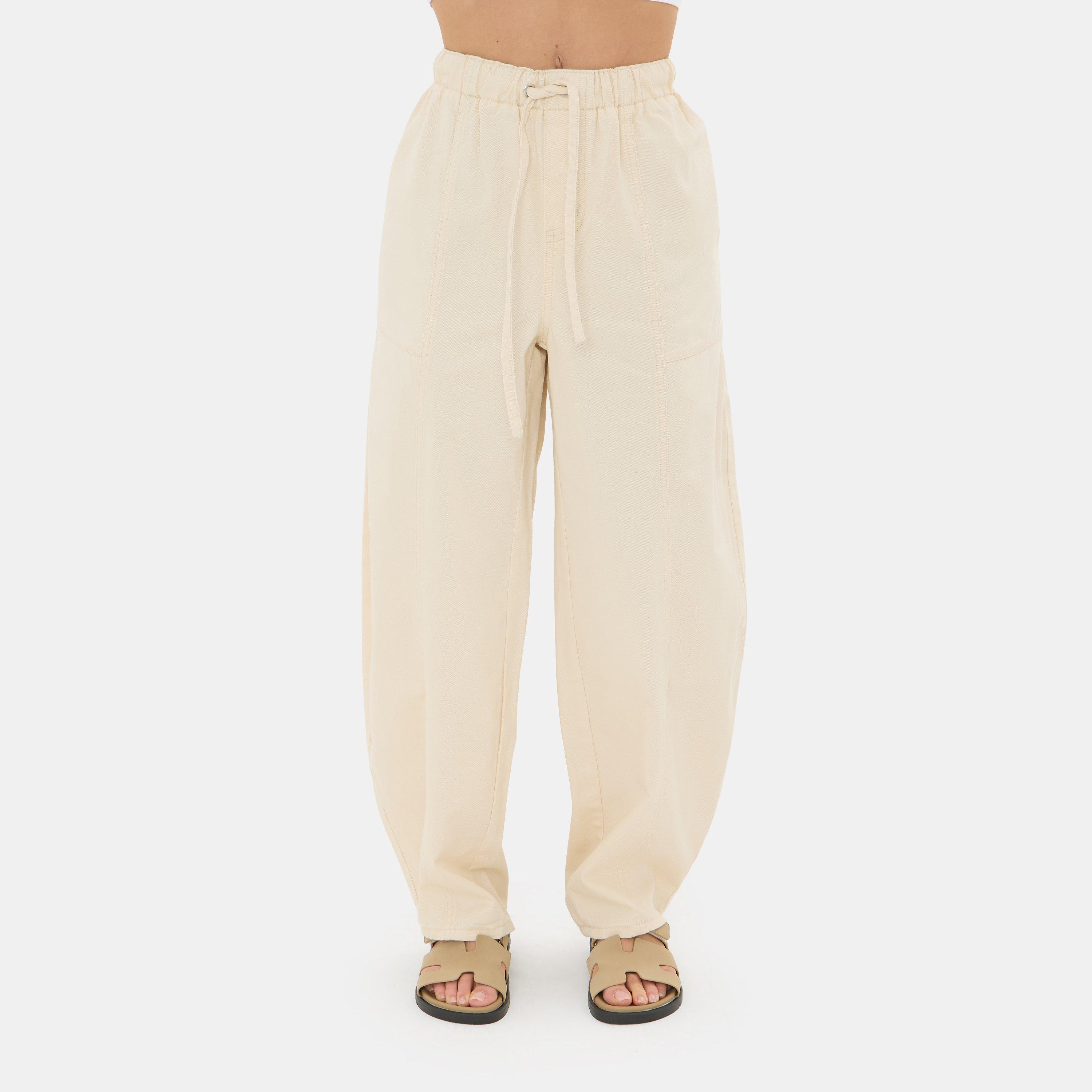 Ecru - I Saw It First - Ecru Barrel Jean - 2