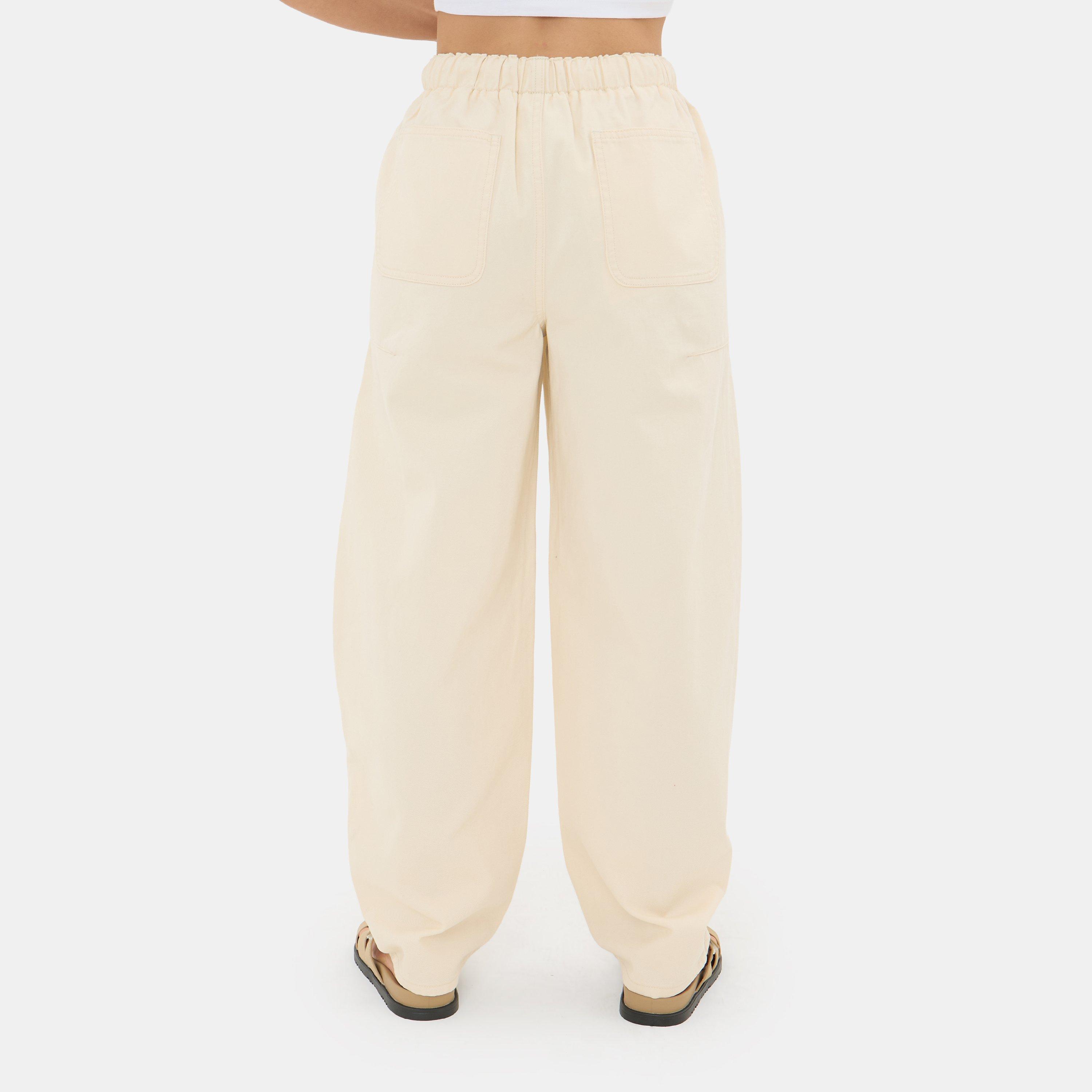 Ecru - I Saw It First - Ecru Barrel Jean - 4