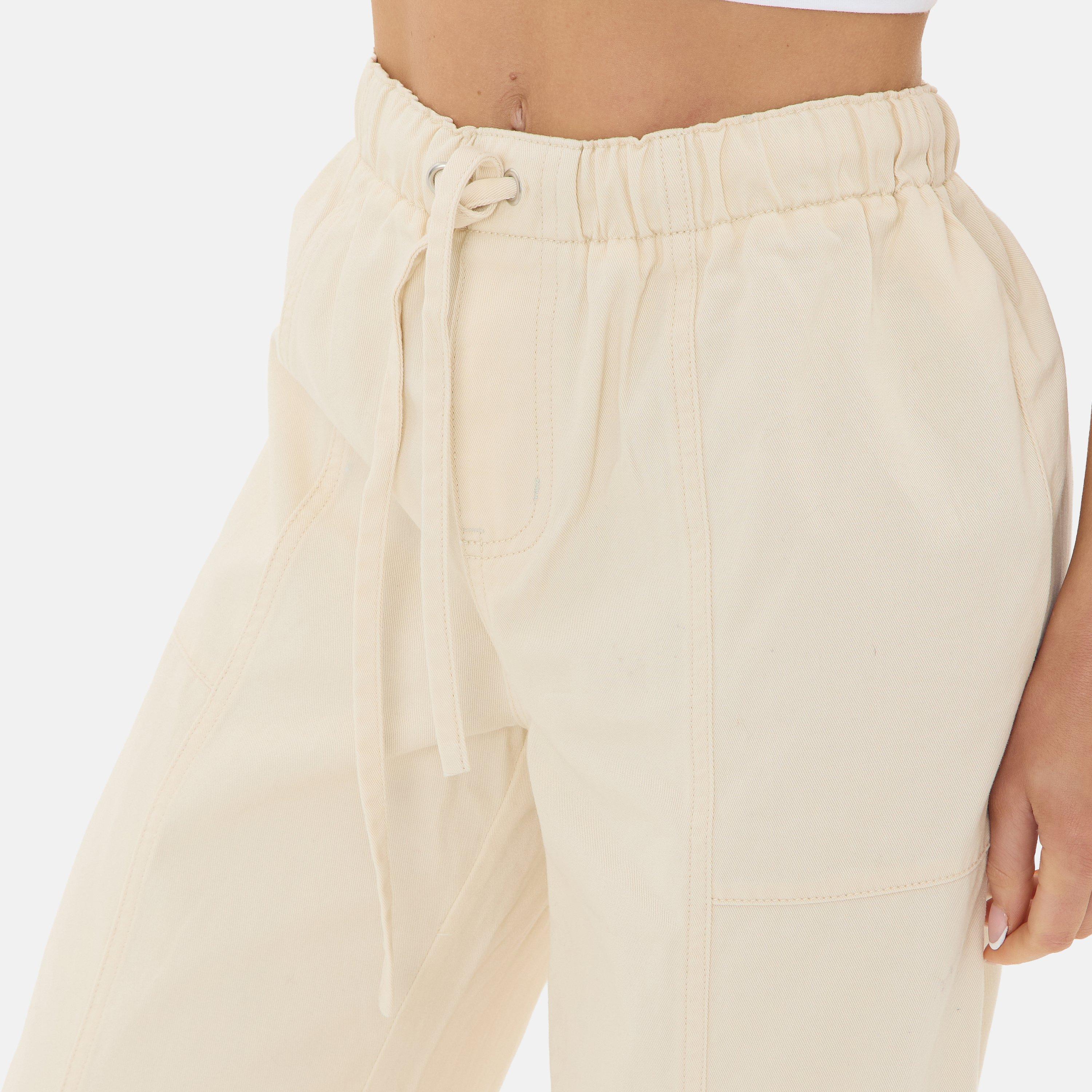 Ecru - I Saw It First - Ecru Barrel Jean - 5