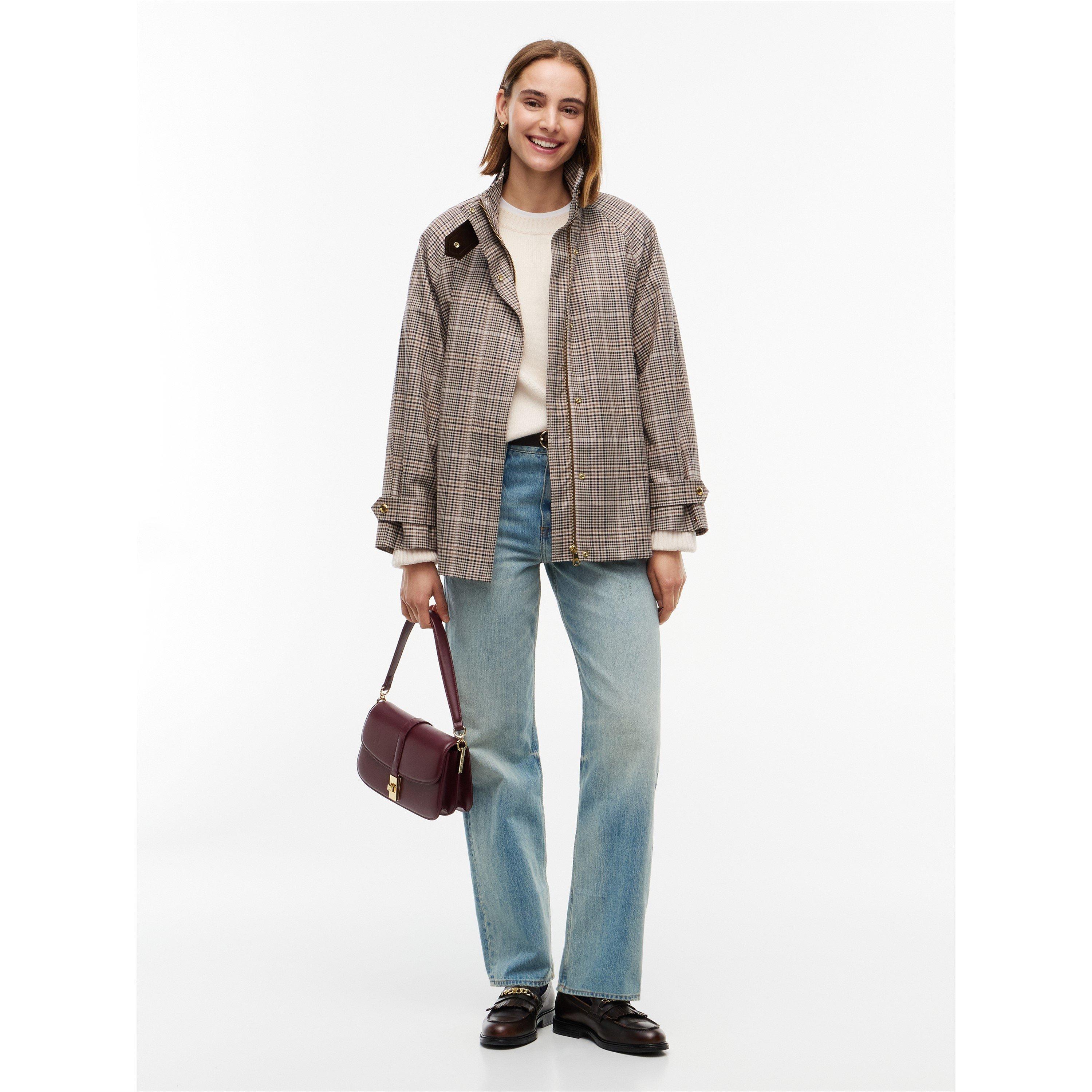 Brown Check - Tommy Hilfiger - Tommy CCtn Cape Jkt Ld64 - 2