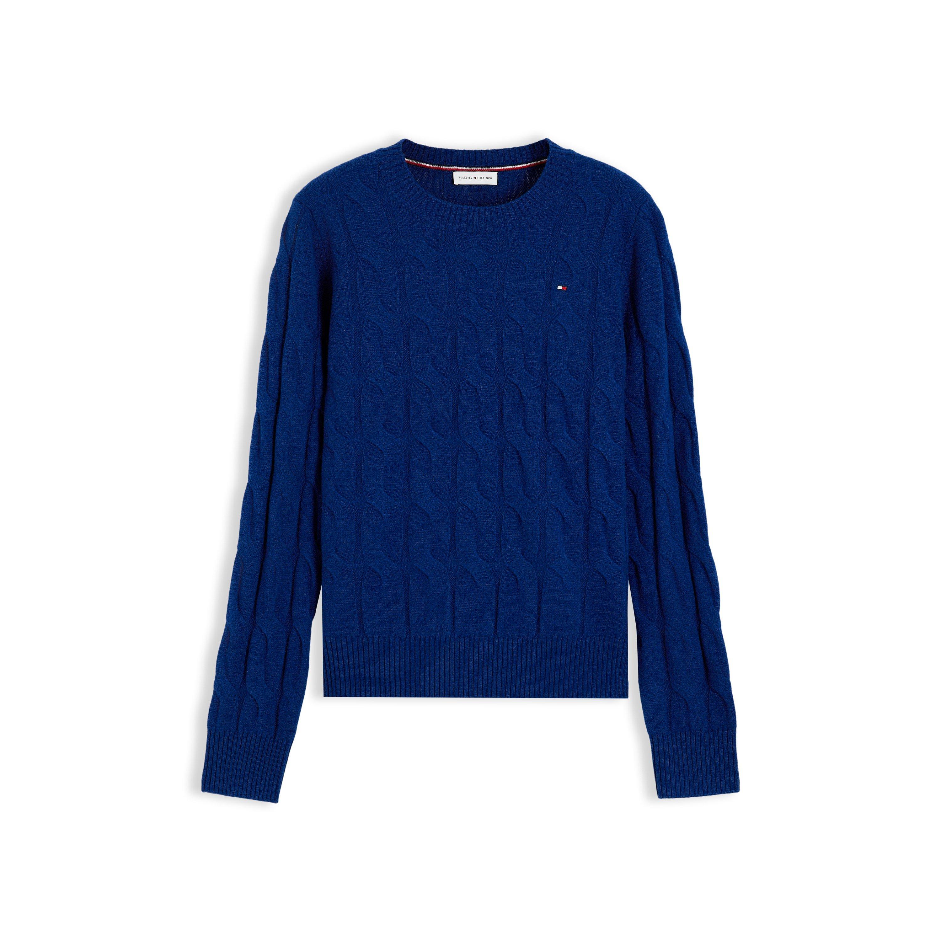 Tommy Wool Cbl Knit Ld64