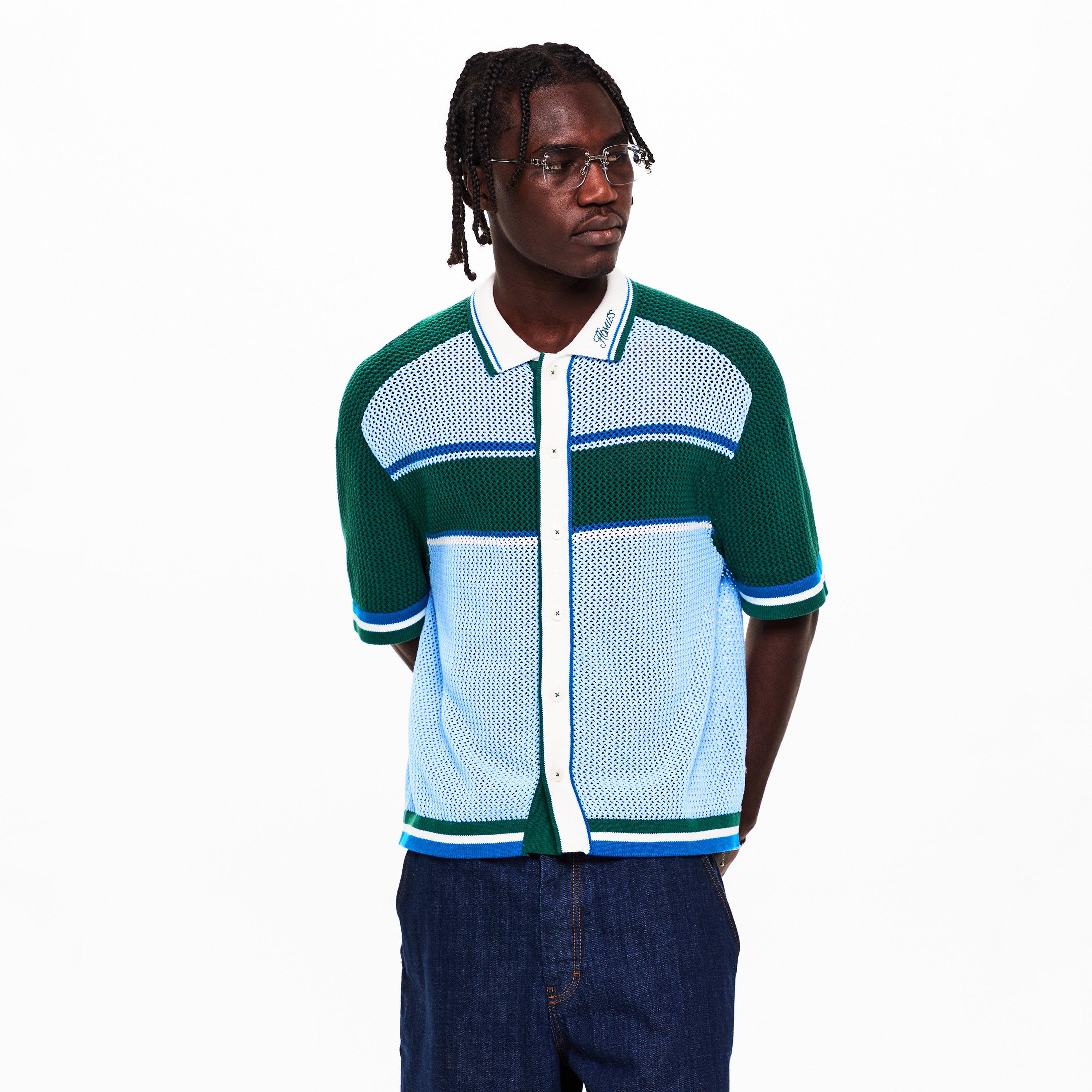 Green/Blue - Homies Marbella - HOMIES POLO KNIT MULTICOLOR - 3