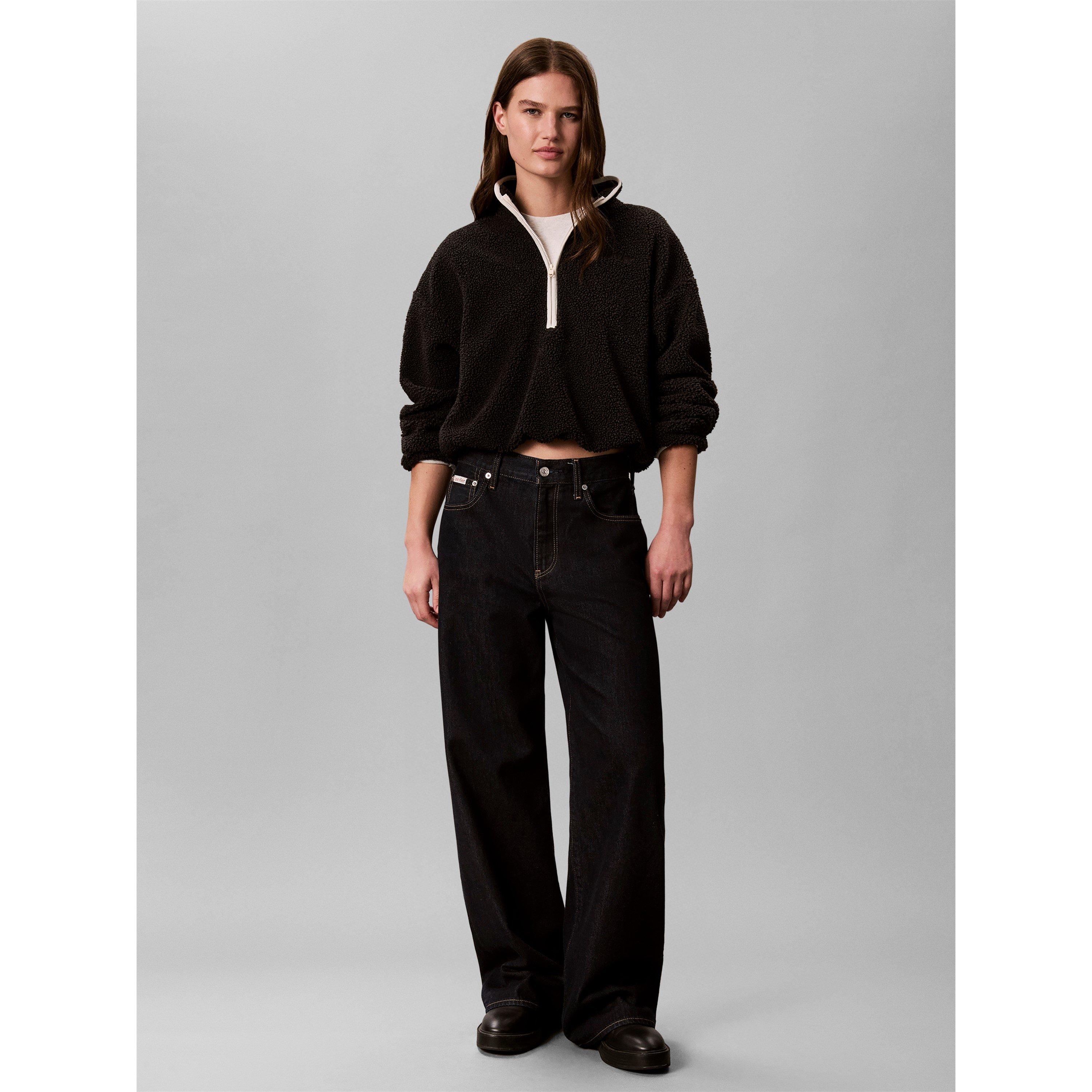 Black - Calvin Klein - CKP 1/4 Zp Sherpa Ld64 - 3