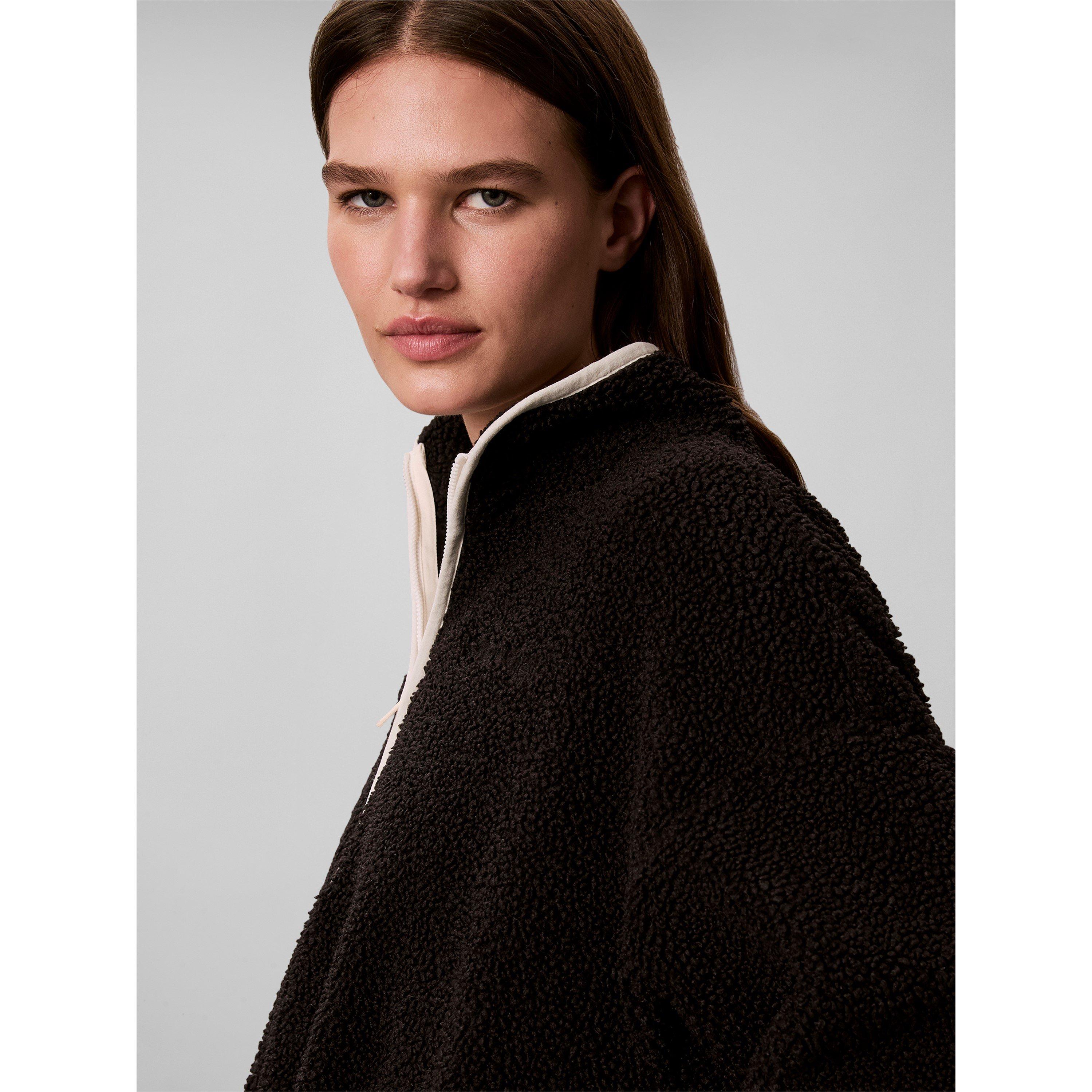 Black - Calvin Klein - CKP 1/4 Zp Sherpa Ld64 - 4