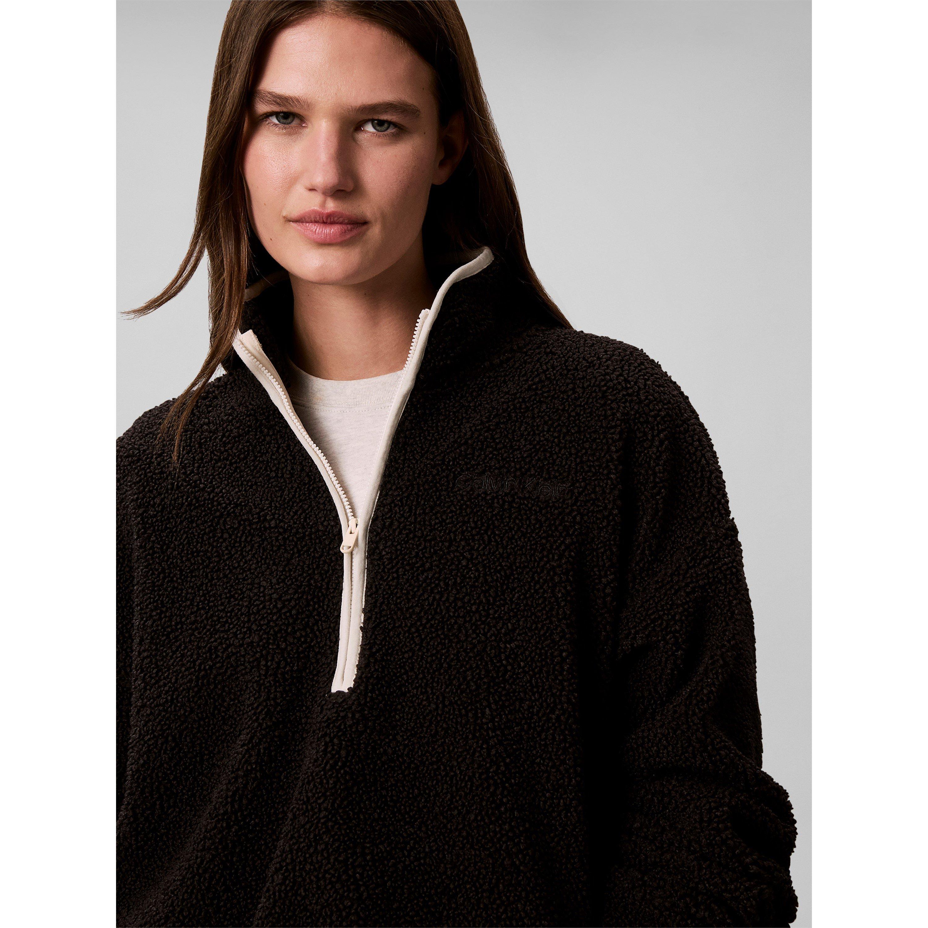 Black - Calvin Klein - CKP 1/4 Zp Sherpa Ld64 - 5